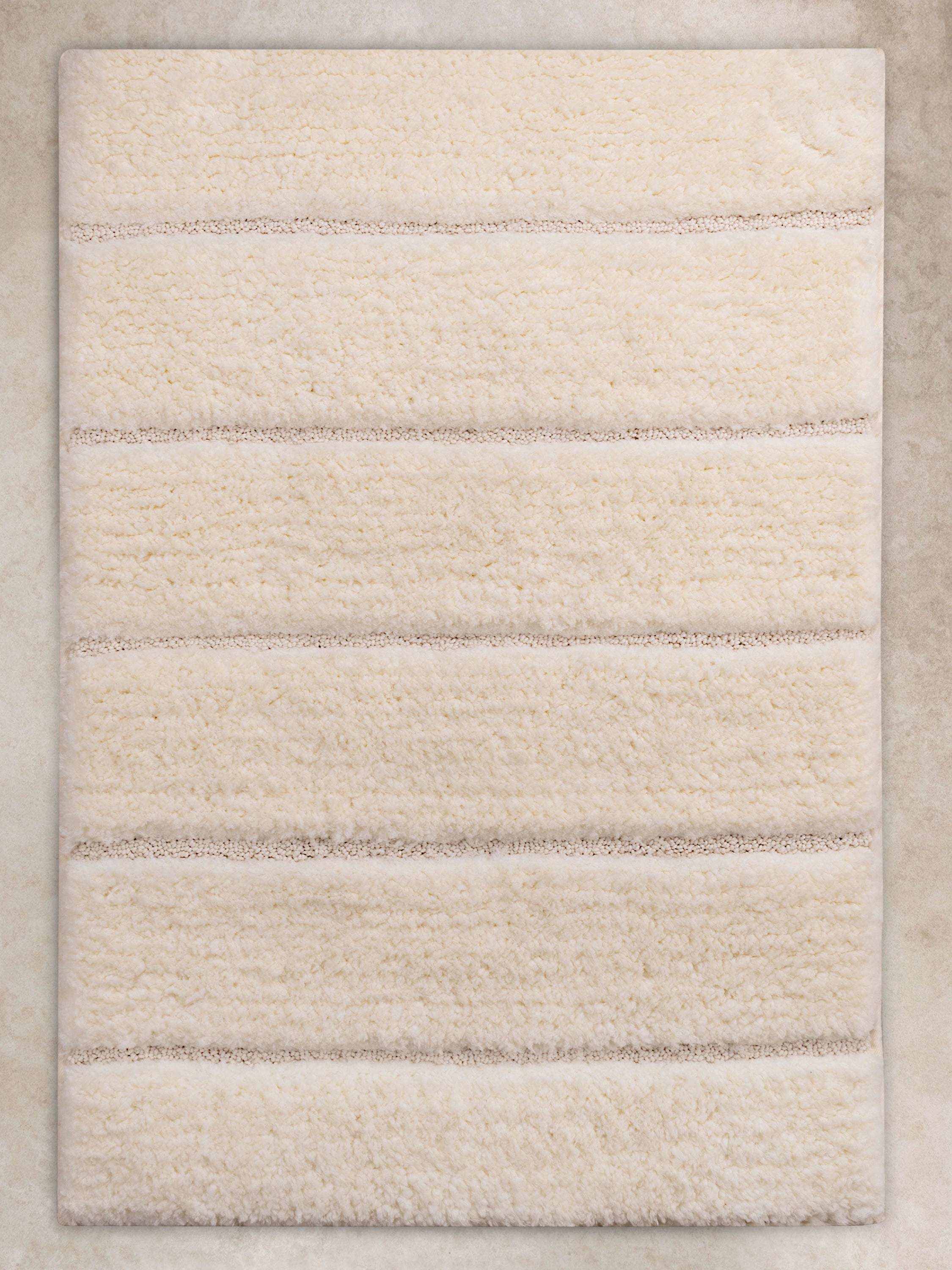 GAURI KOHLI Riga Ivory Bath Mat
