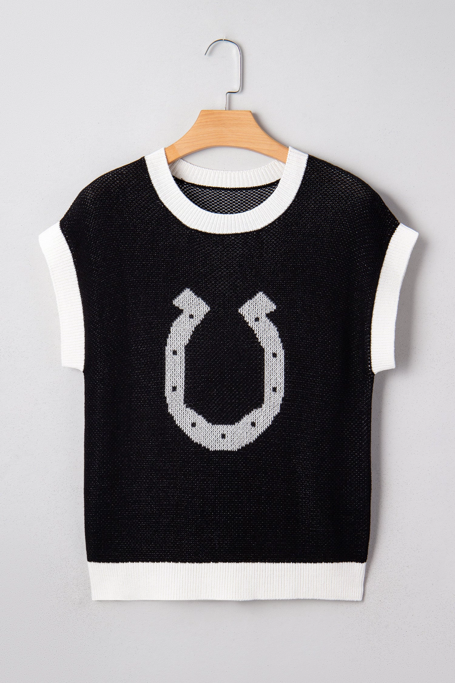 Threaded Pear Women's Evelynn Trim Short Sleeve Sweater