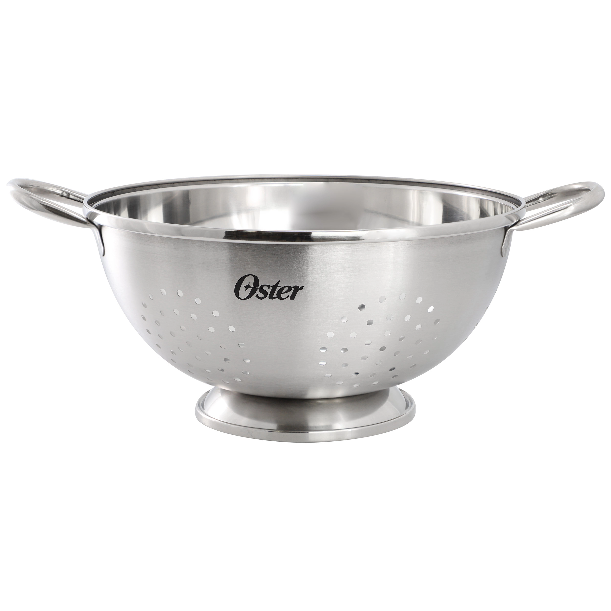 Oster Corden 5 Quart Stainless Steel Colander in Brushed Silver