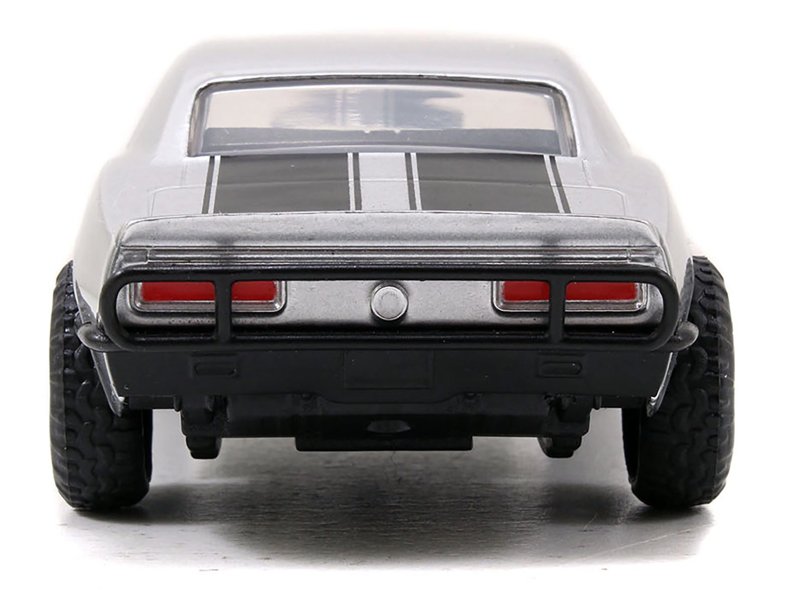 Jada Roman's Chevrolet Camaro Z/28 Silver with Black Stripes "Fast & Furious 7" (2015) Movie 1/32 Diecast