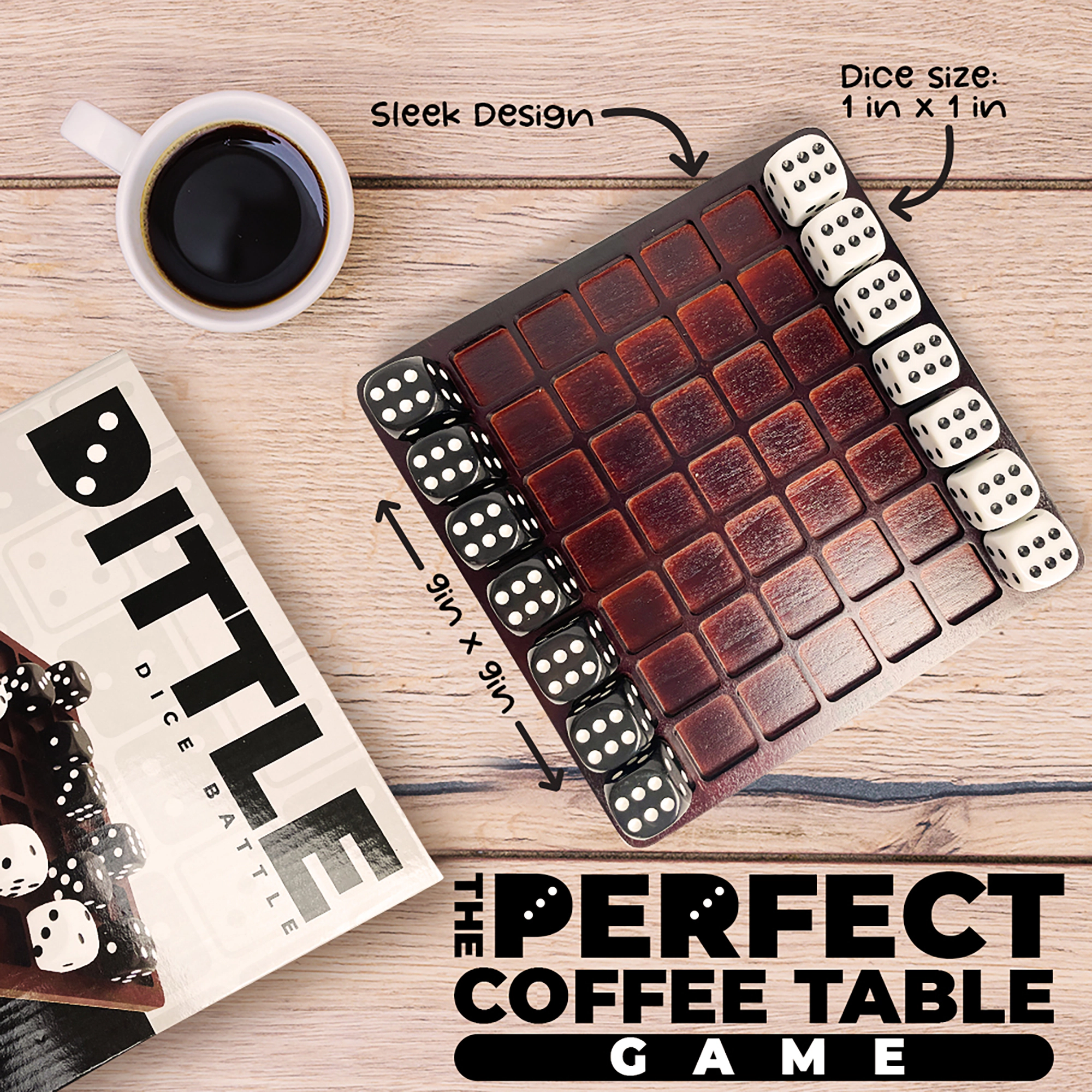 Swooc Games | Dittle™ - Dice Battle | Coffee Table Game