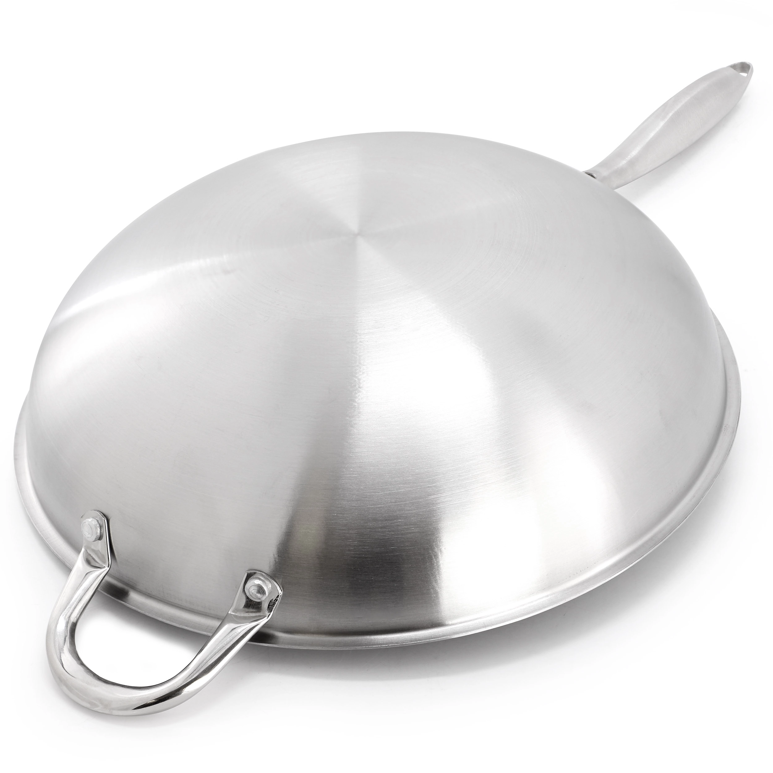 Gibson Home Stargaze 14in Embossed Interior Stainless Steel Wok