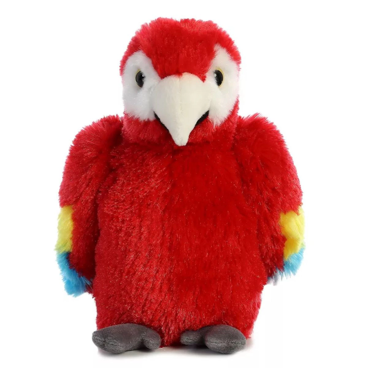 Aurora Mini Flopsie Scarlet Macaw Parrot 8-Inch Stuffed Animal Plush