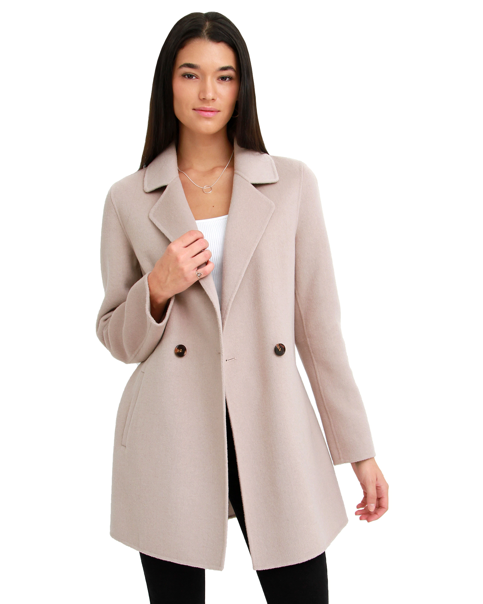 Belle & Bloom Womens Electric Feel Drawstring Coat