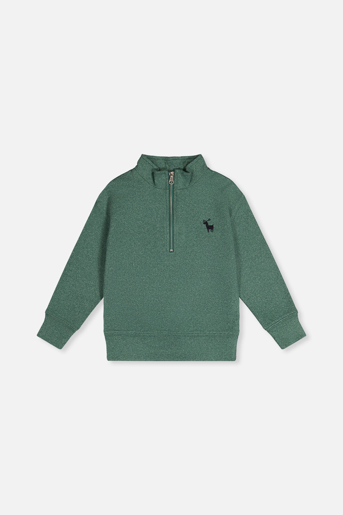 Deux par Boys Half Zip Mock Neck Sweater