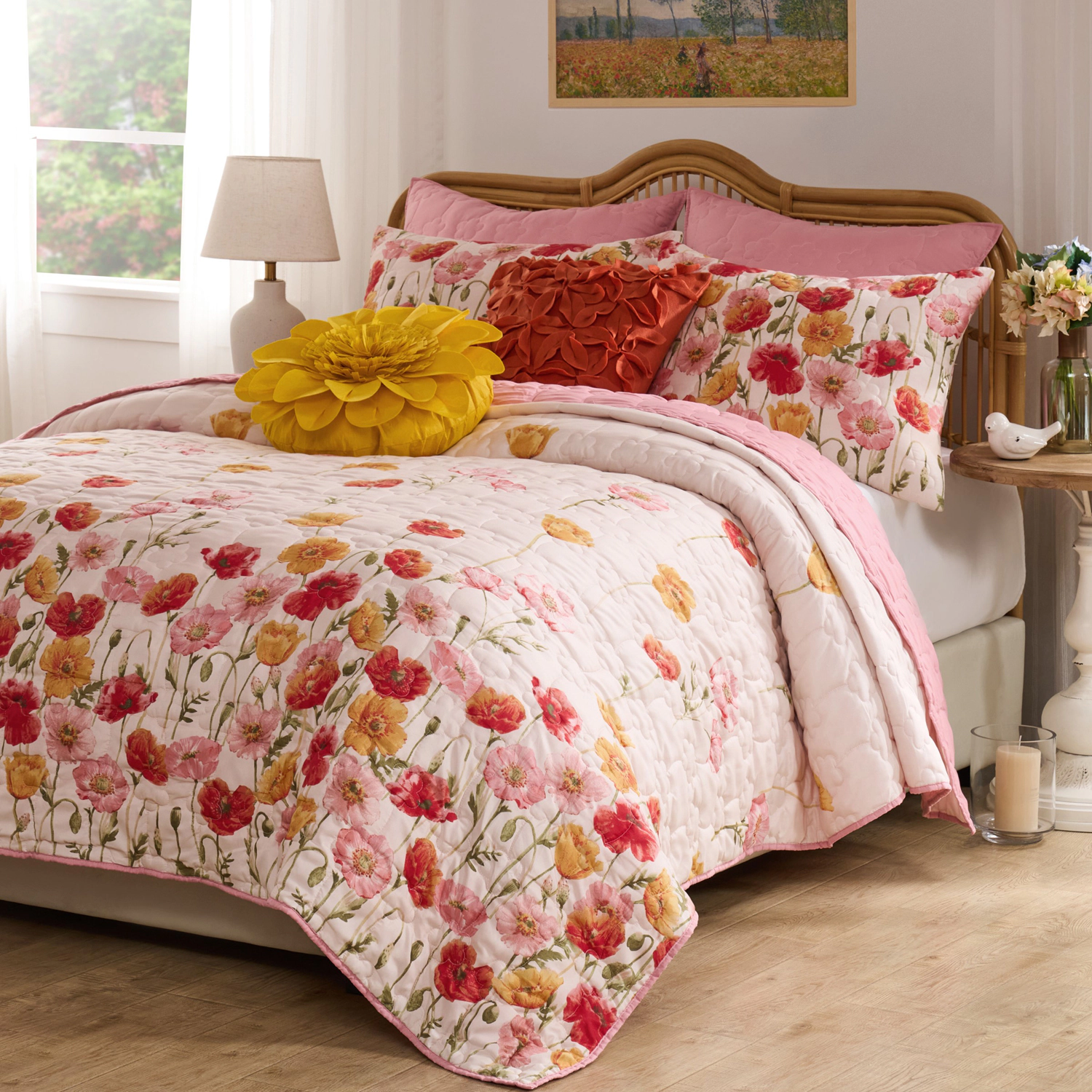 Greenland Home Fashions 100% Brushed Microfiber Breeze Quilt 3 Piece Set