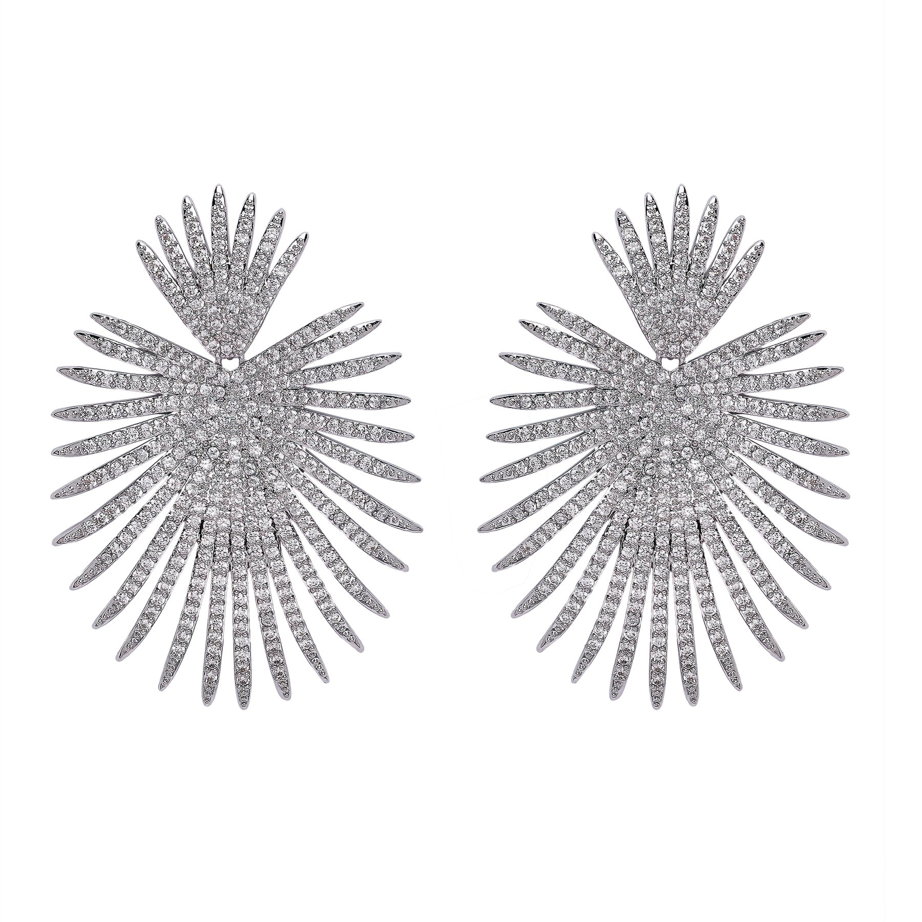 AGP PARIS Womens Diva Sparkling Drop Earrings