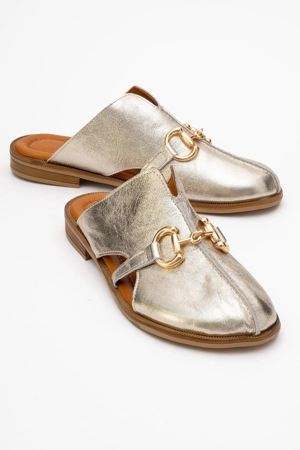 Forever & Always Womens Favor Leather Mules
