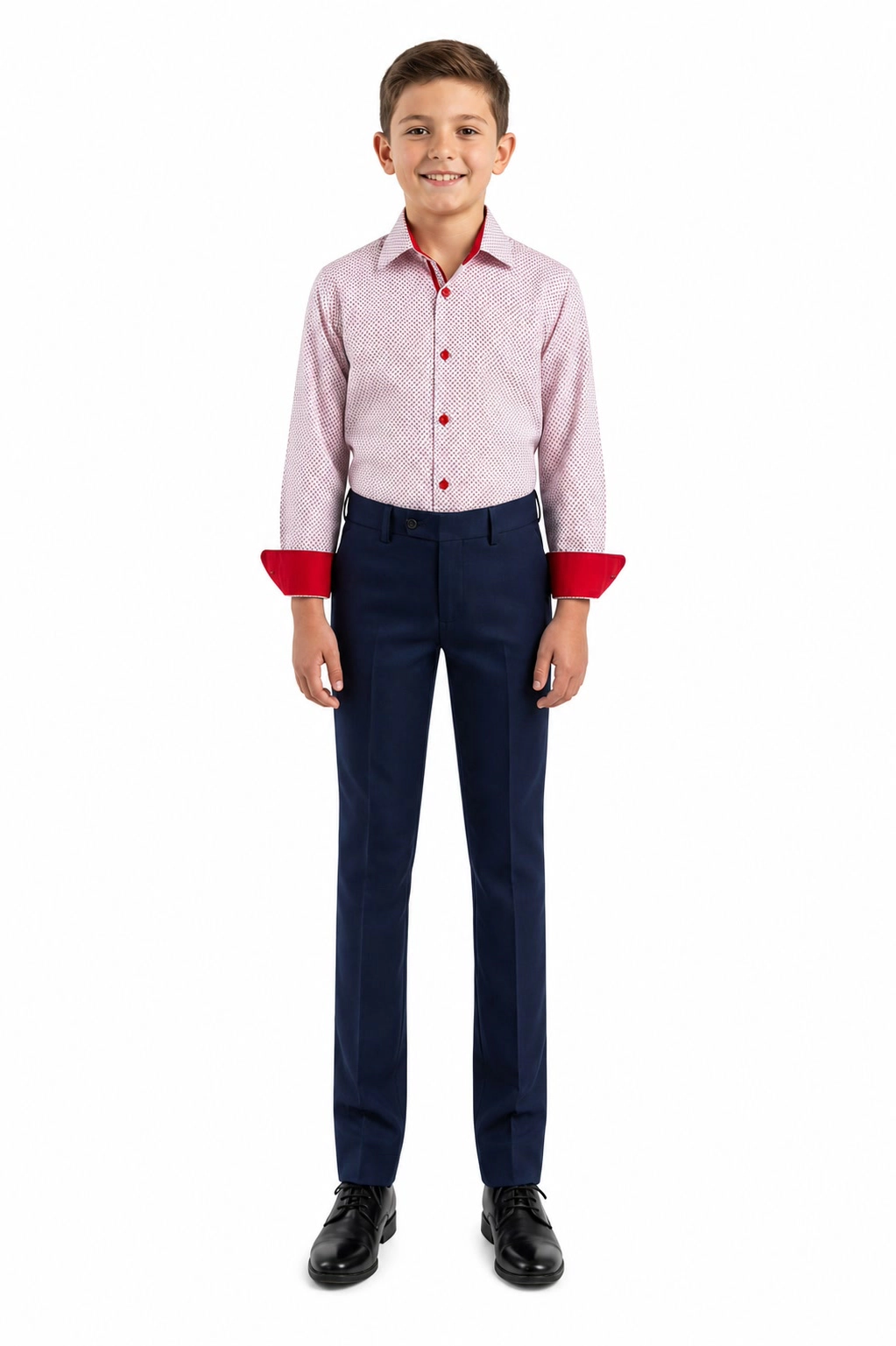 Elie Balleh Boys Slim Fit Stylish Printed Shirt