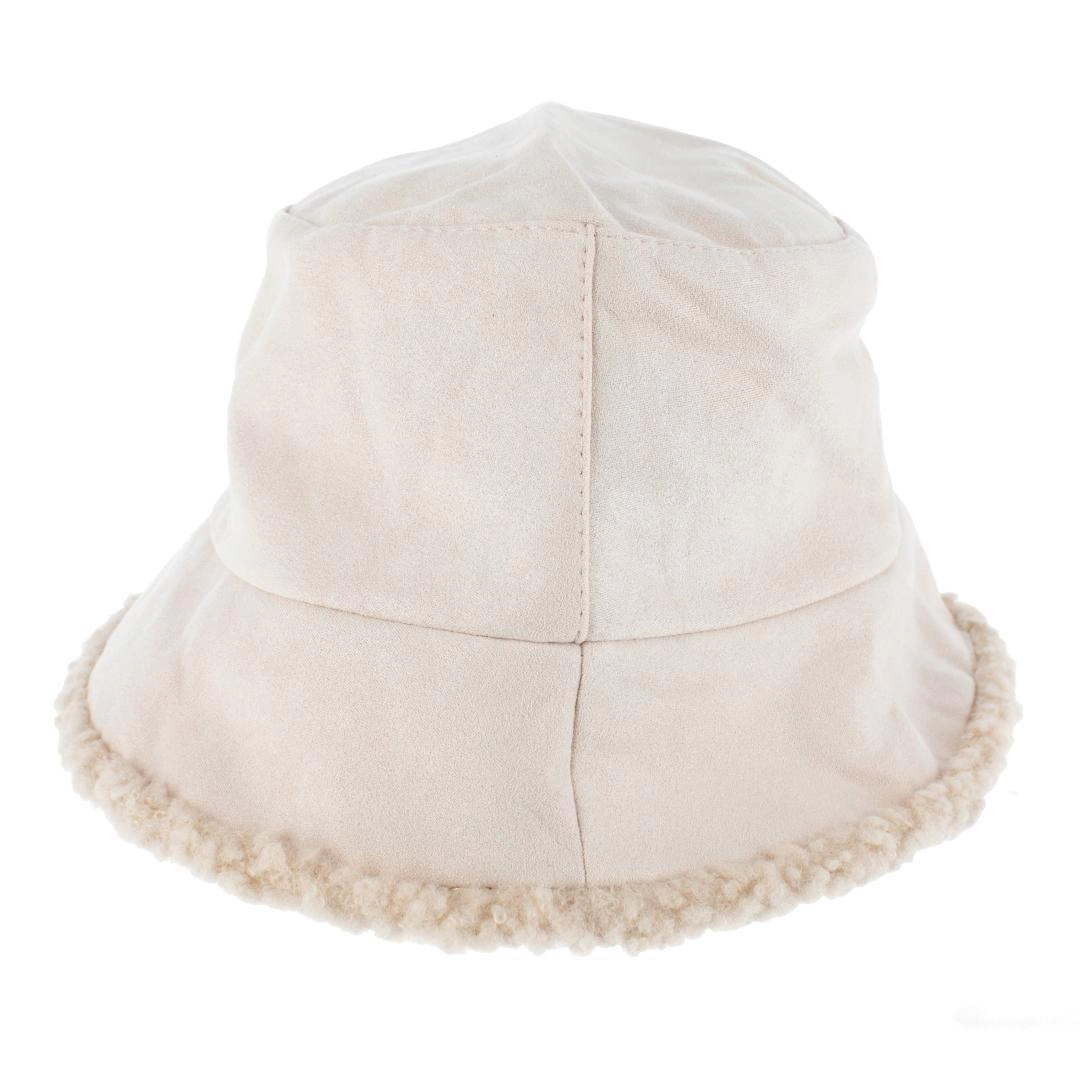 CTM® Women's Sherpa Reversible Bucket Hat