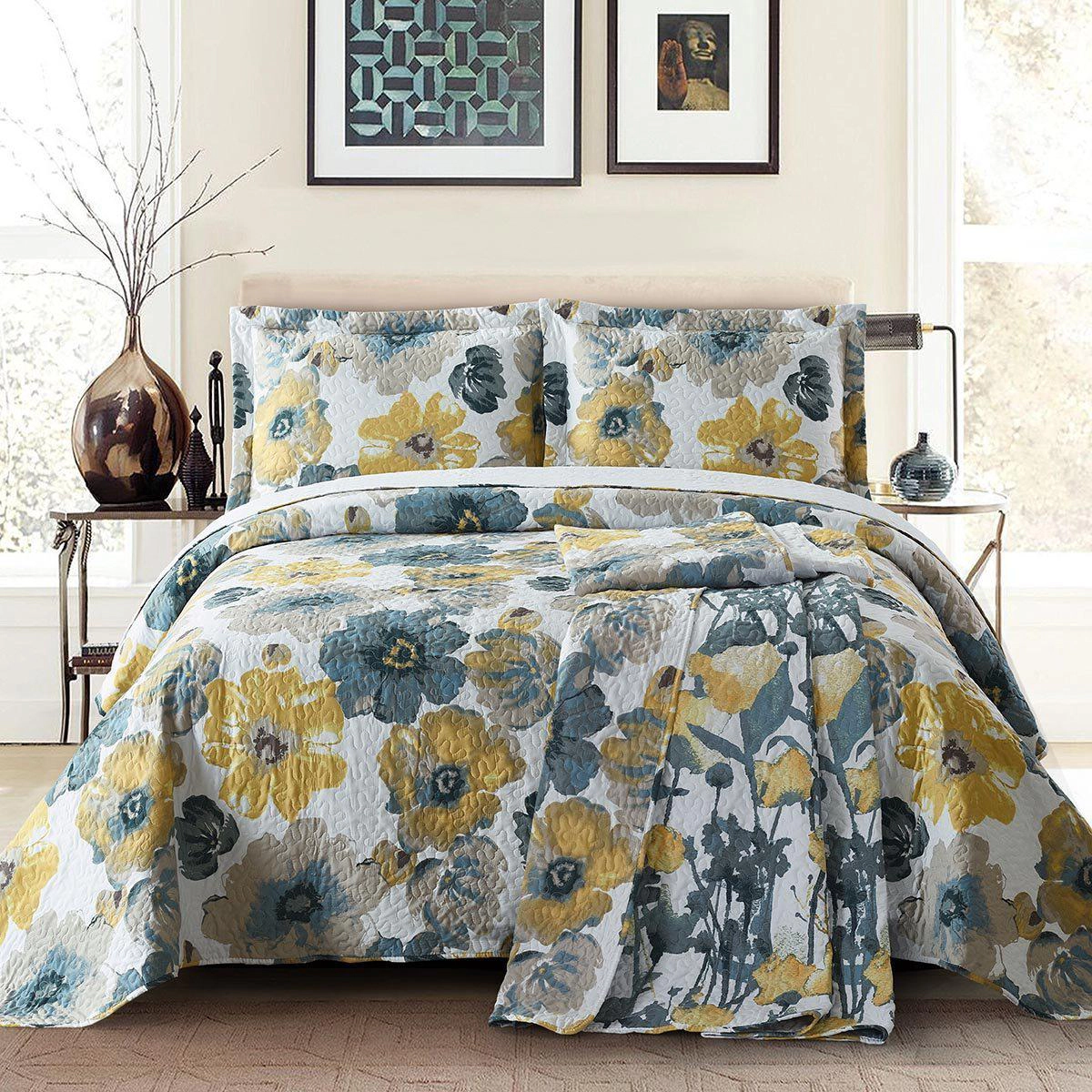 Egyptian Linens Leahanna Bedspread Quilt Set