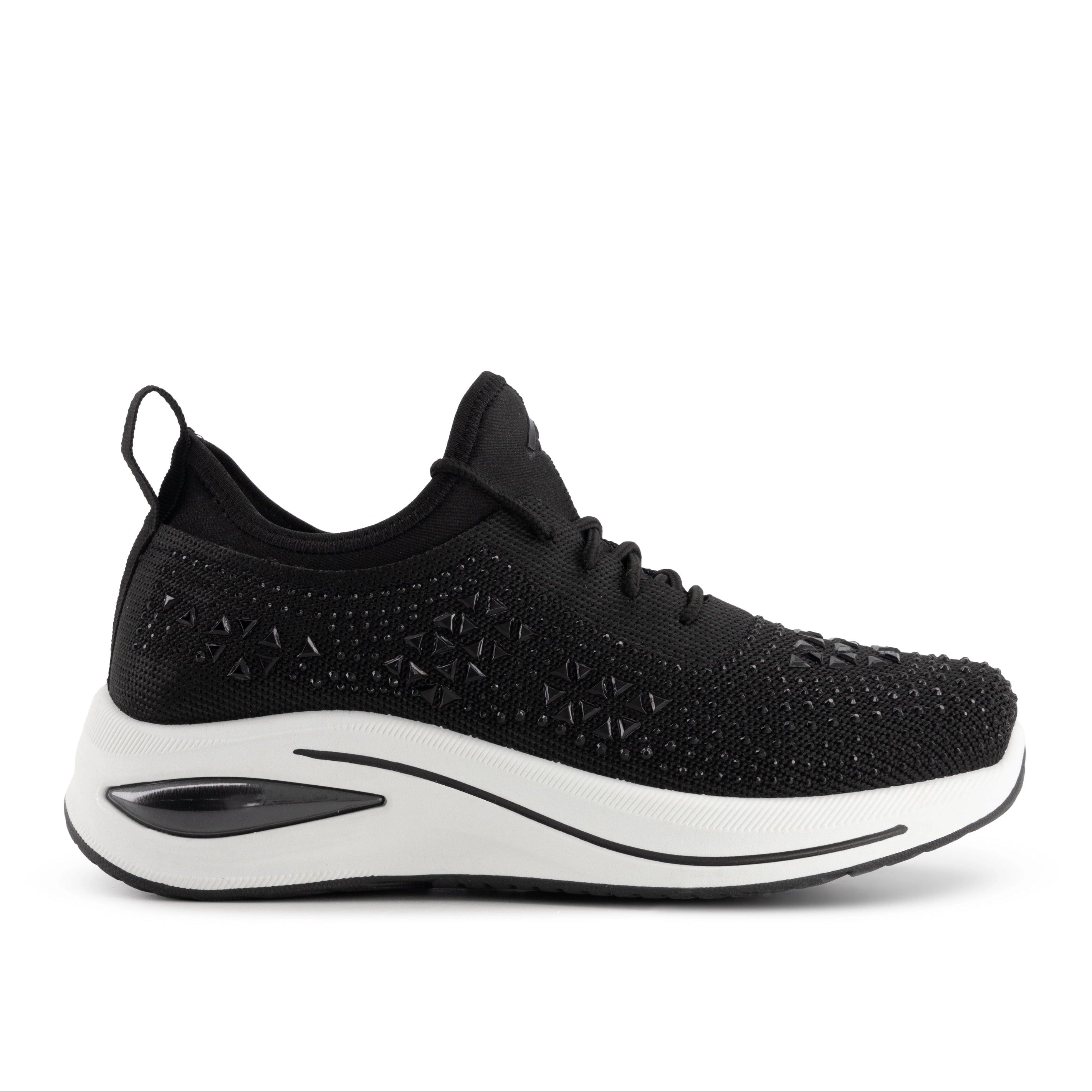 Andrea Womens Stylish Knit Sneakers For Everyday Wear