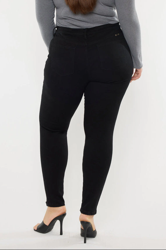 Kancan Women's Plus High Rise Ankle Skinny Jeans Jones