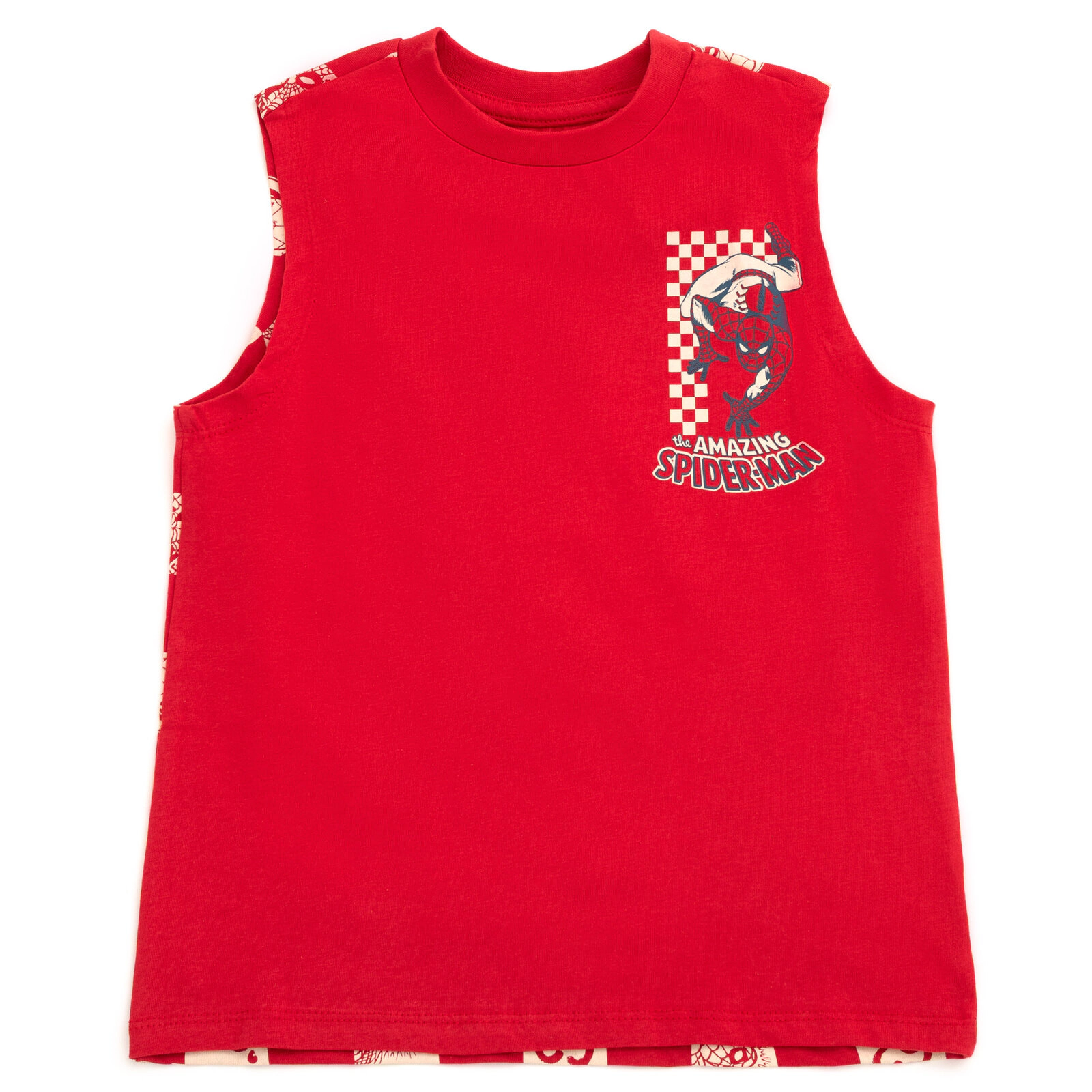 Marvel Spider-Man Boys' Athletic 2-Piece Tank Top and Shorts Set