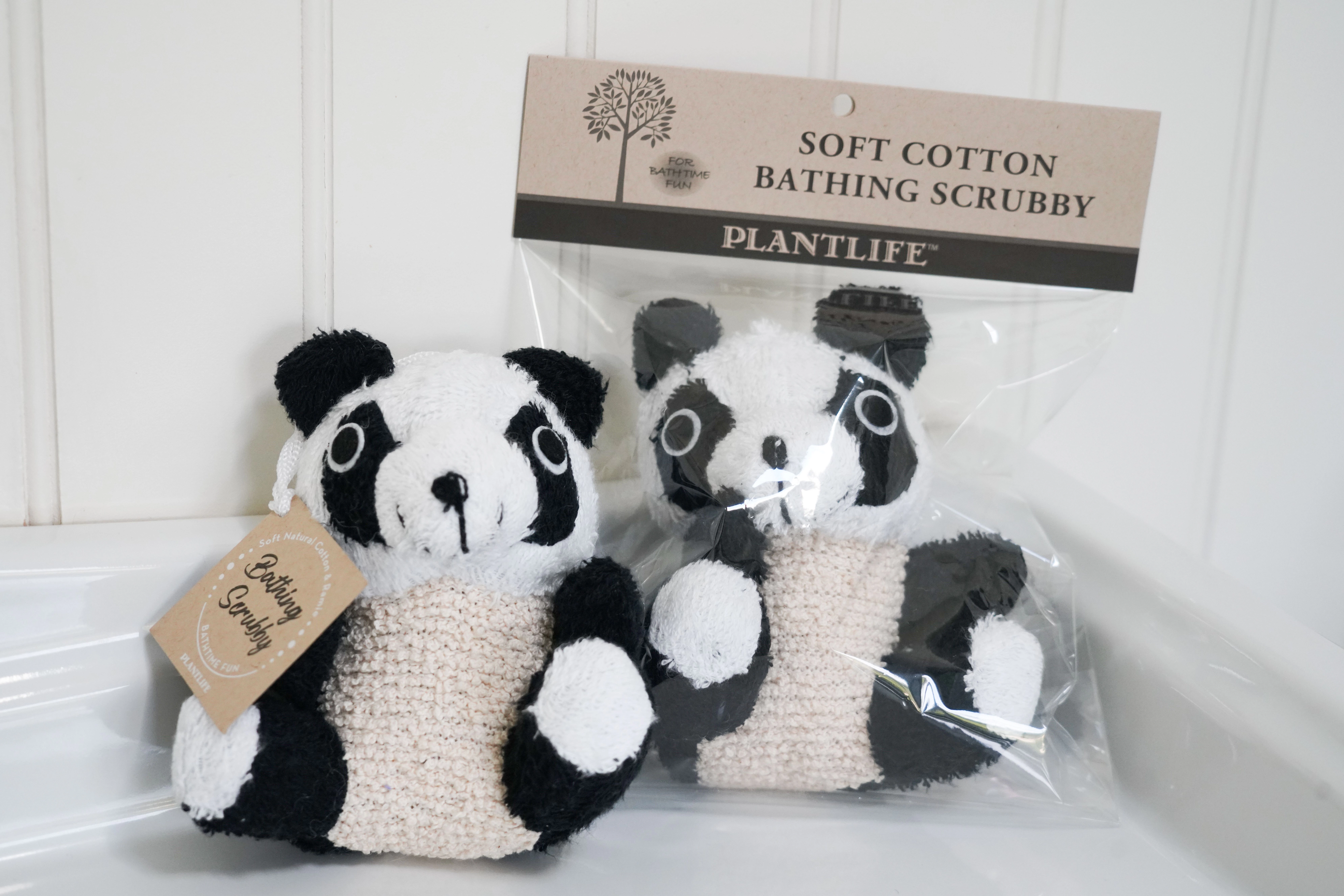 Plantlife Panda Ramie Bath Scrubby