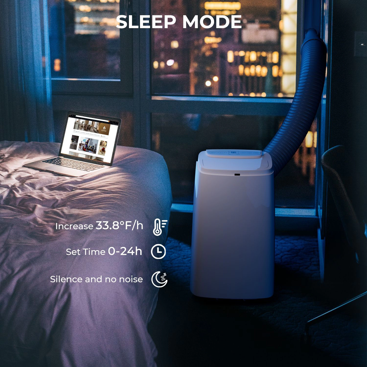 SlickBlue Unisex Portable 12000 BTU Air Conditioner