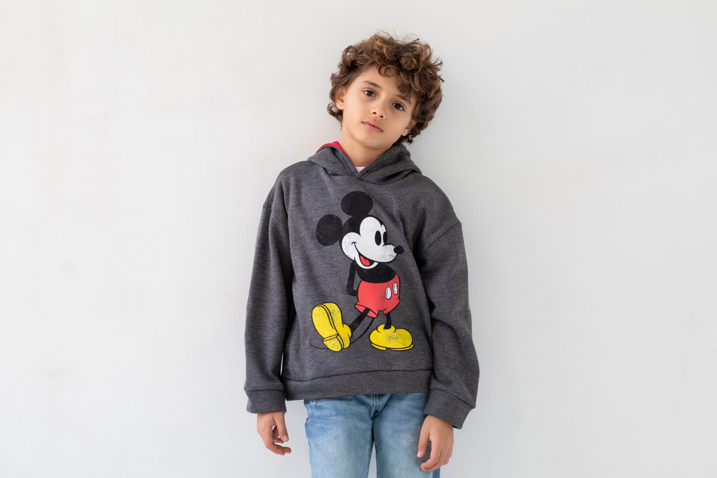 Disney Mickey Mouse Boys' Fleece Pullover Hoodie