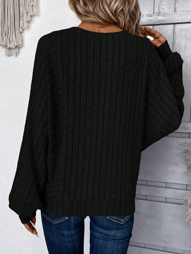 KOJOOIN Womens Long Sleeve Sweater Fall Fashion Crewneck Tops Dressy Casual Loose Sweatshirt