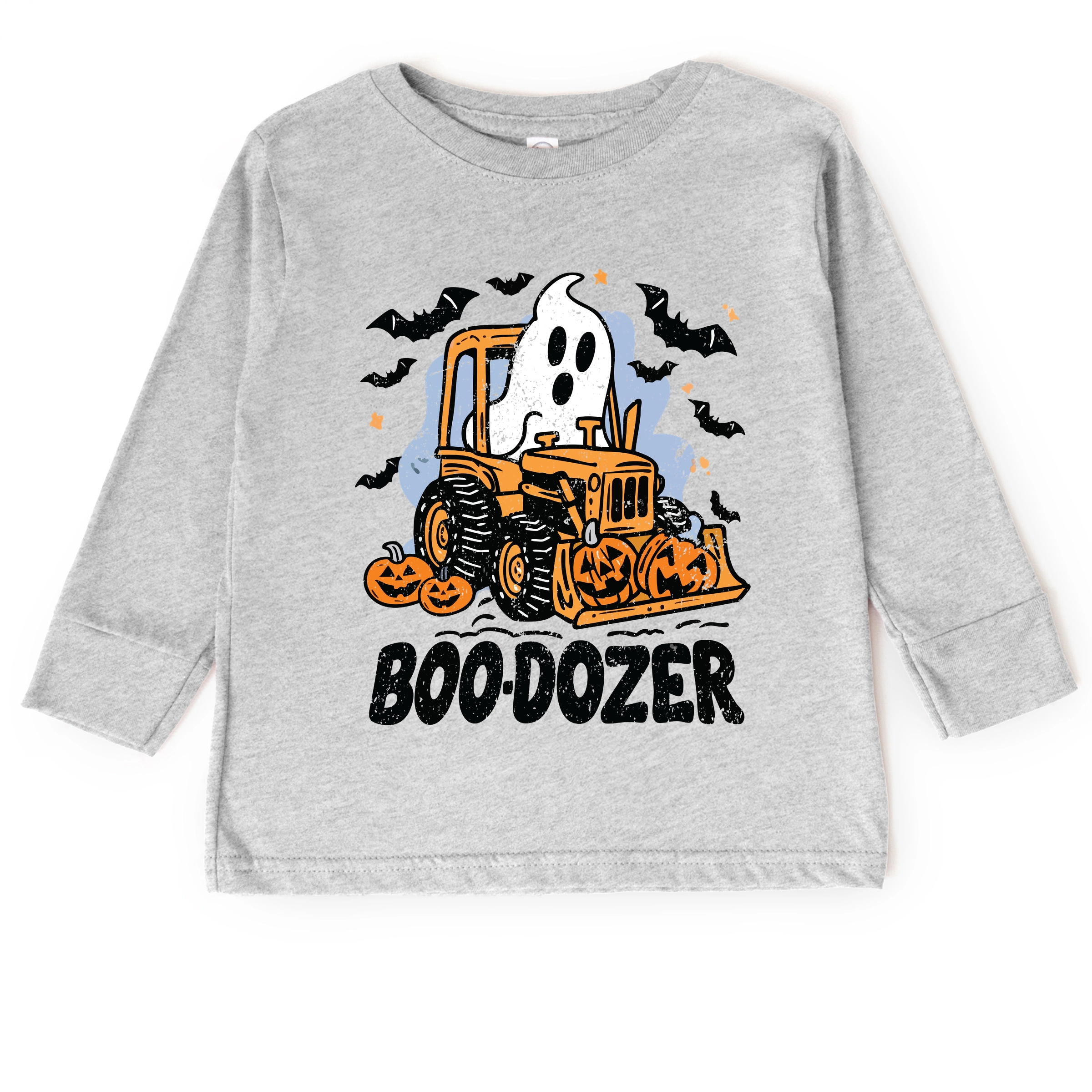 The Juniper Shop - Toddler Long Sleeve Graphic Tee Boodozer Pumpkins
