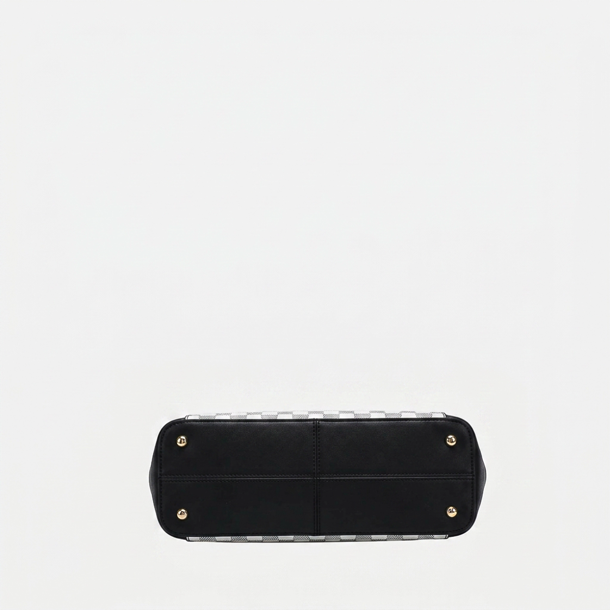 Mia K Collection Merlina Circular Print Vegan Leather Tote with Detachable Crossbody Strap