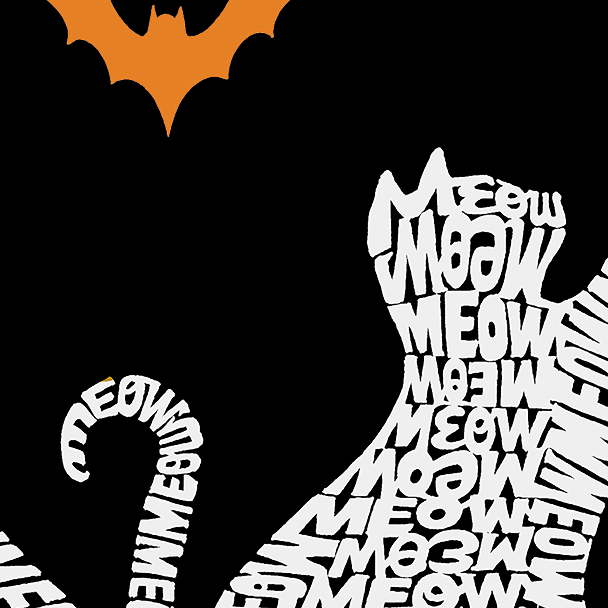 LA Pop Art Men's Word T-Shirt - Lunar Bats