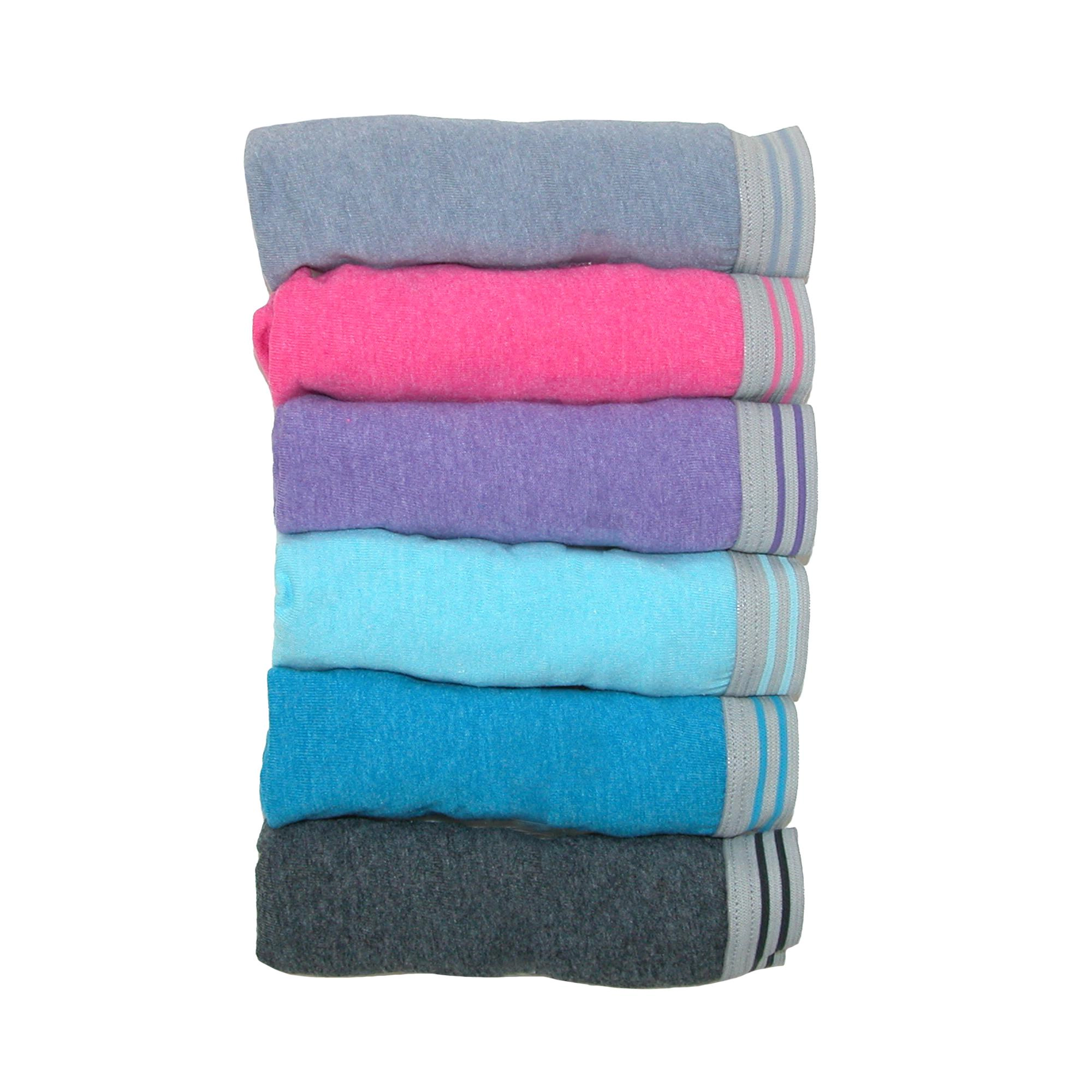 Fruit of the Loom Women's Heathered Bikini Underwear (Pack 6)