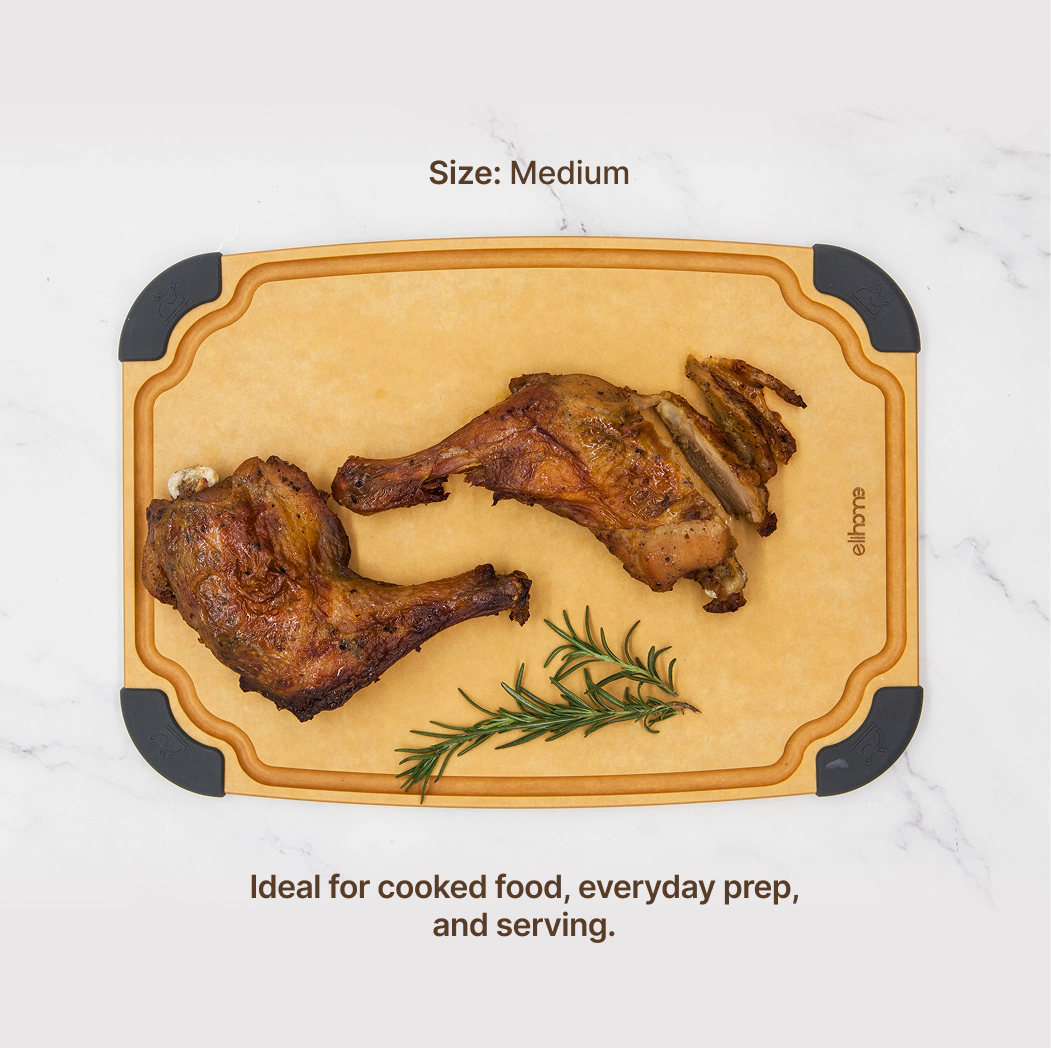 Elihome Essential Series Reversible Cutting Board Set S/M