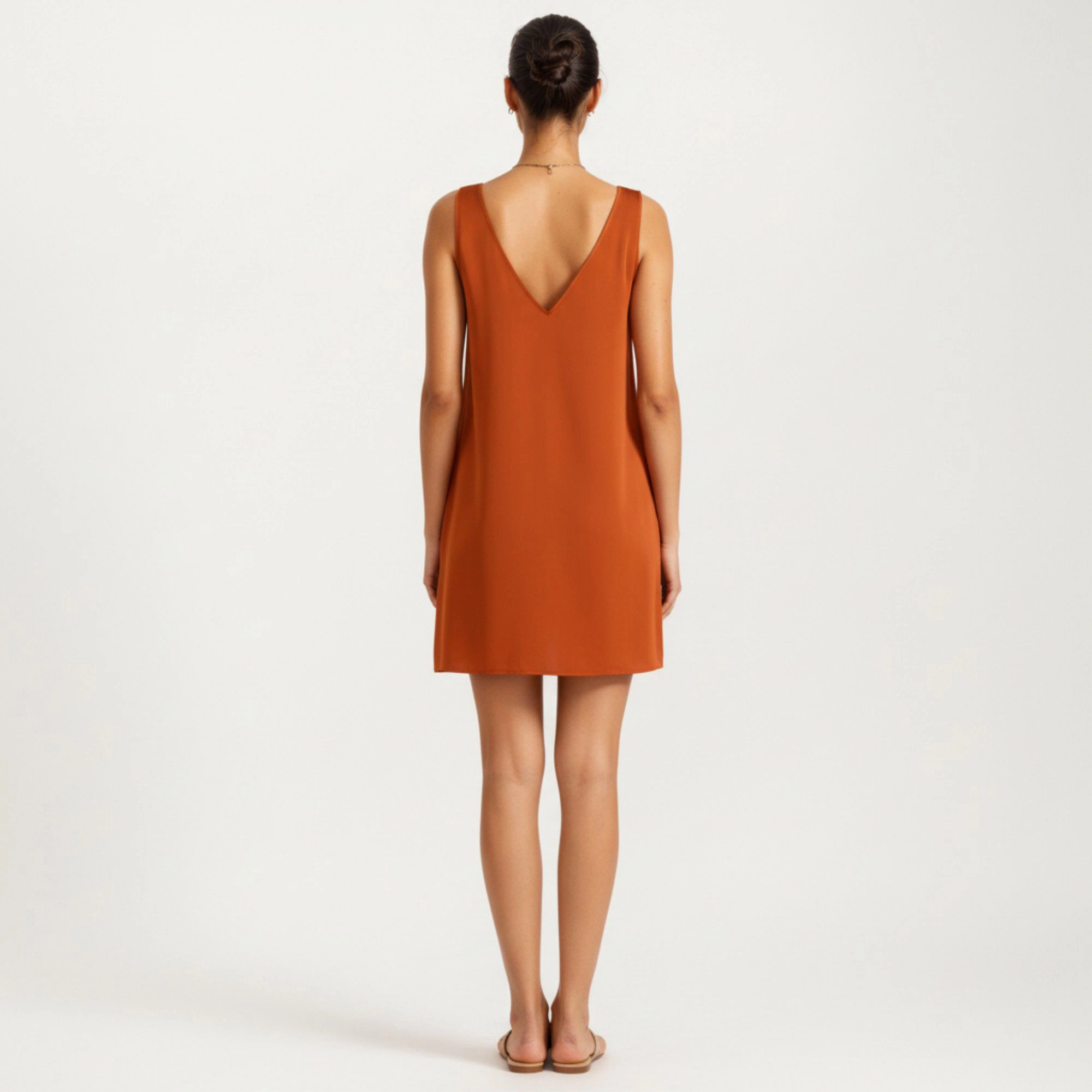 Anna-Kaci Women's Sleeveless Sleep Dress with Pleated Front Detail Relaxed Fit Lightweight Nightgown