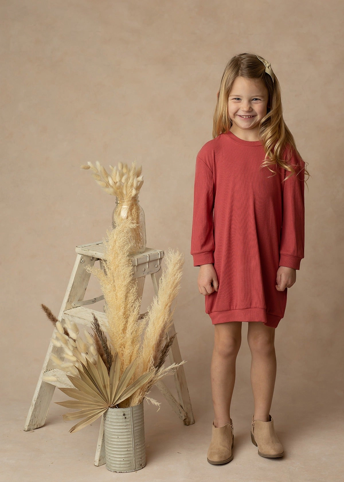 Isobella and Chloe Primrose Knit Cedar Dress