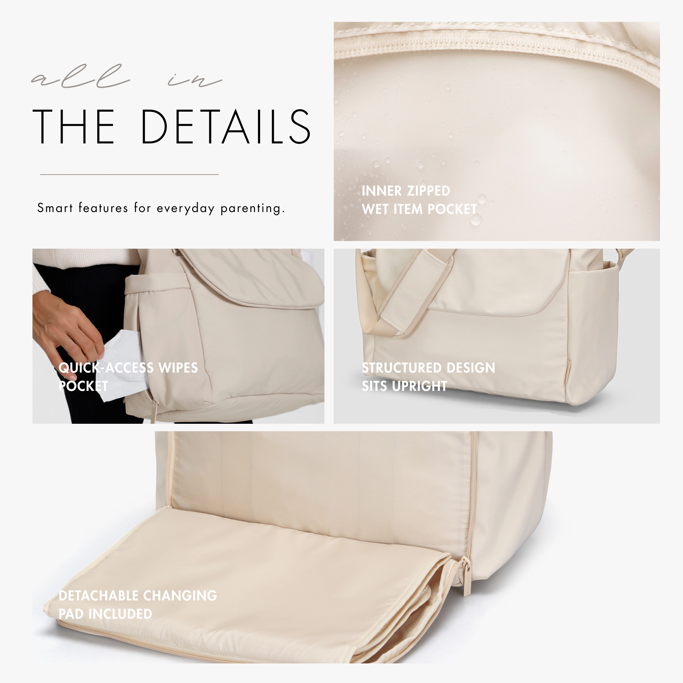 Hynes Eagle Women's Motion All-in-One Diaper Tote