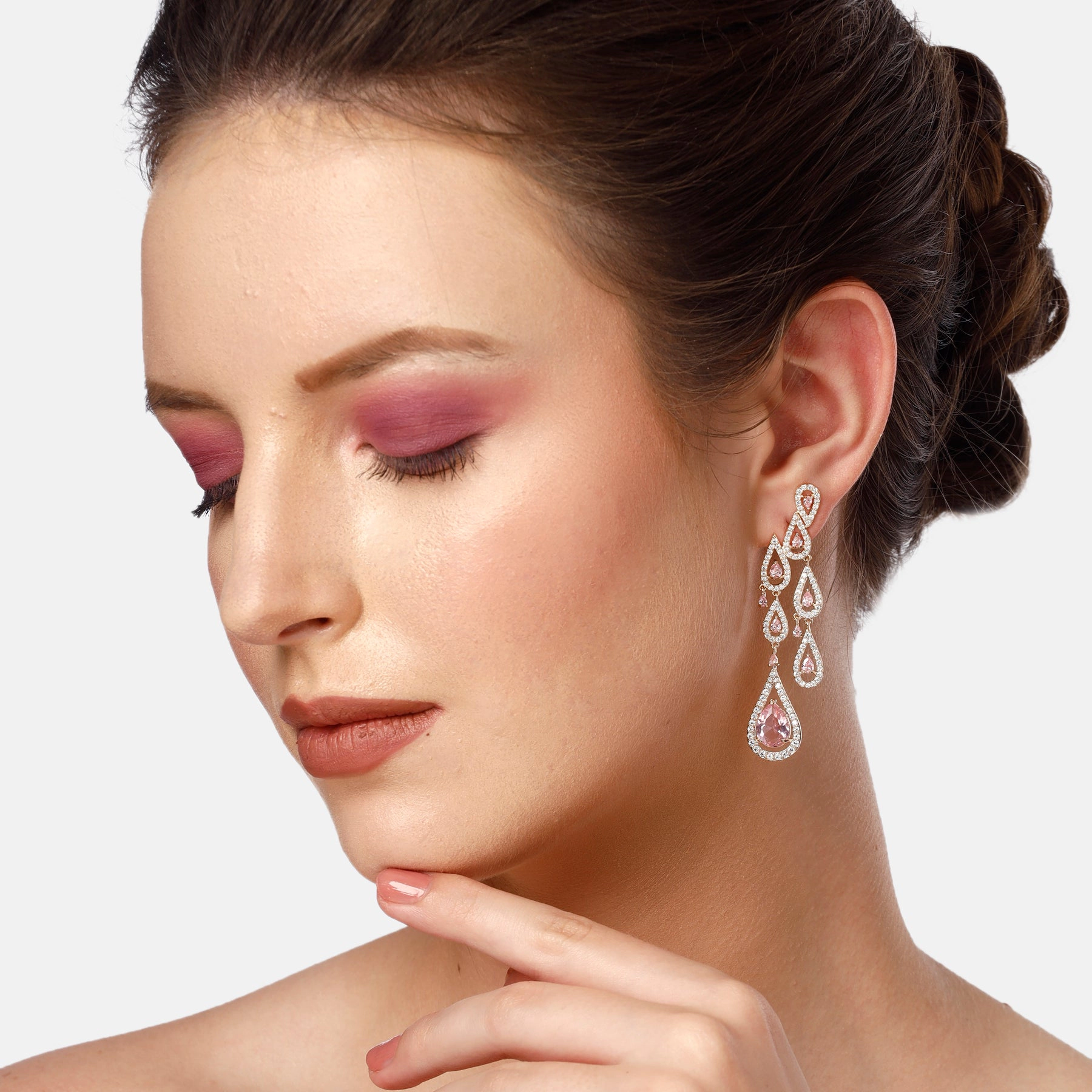 AGP PARIS Womens Diva Raindrop Dangle Earrings