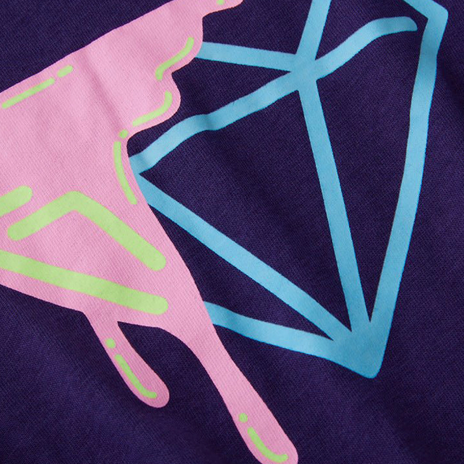 Rockets of Awesome Glow-In-The-Dark Diamond Tie-Front Tee for Girls