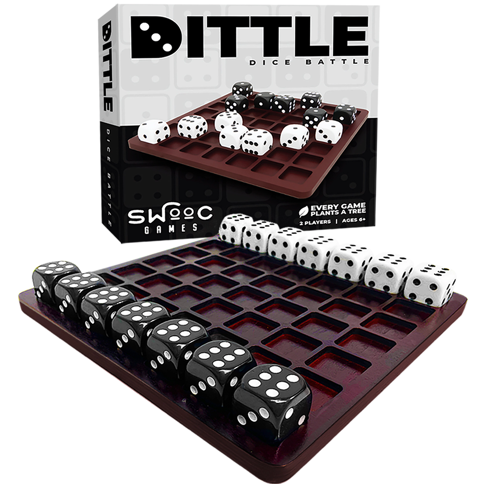 Swooc Games | Dittle™ - Dice Battle | Coffee Table Game