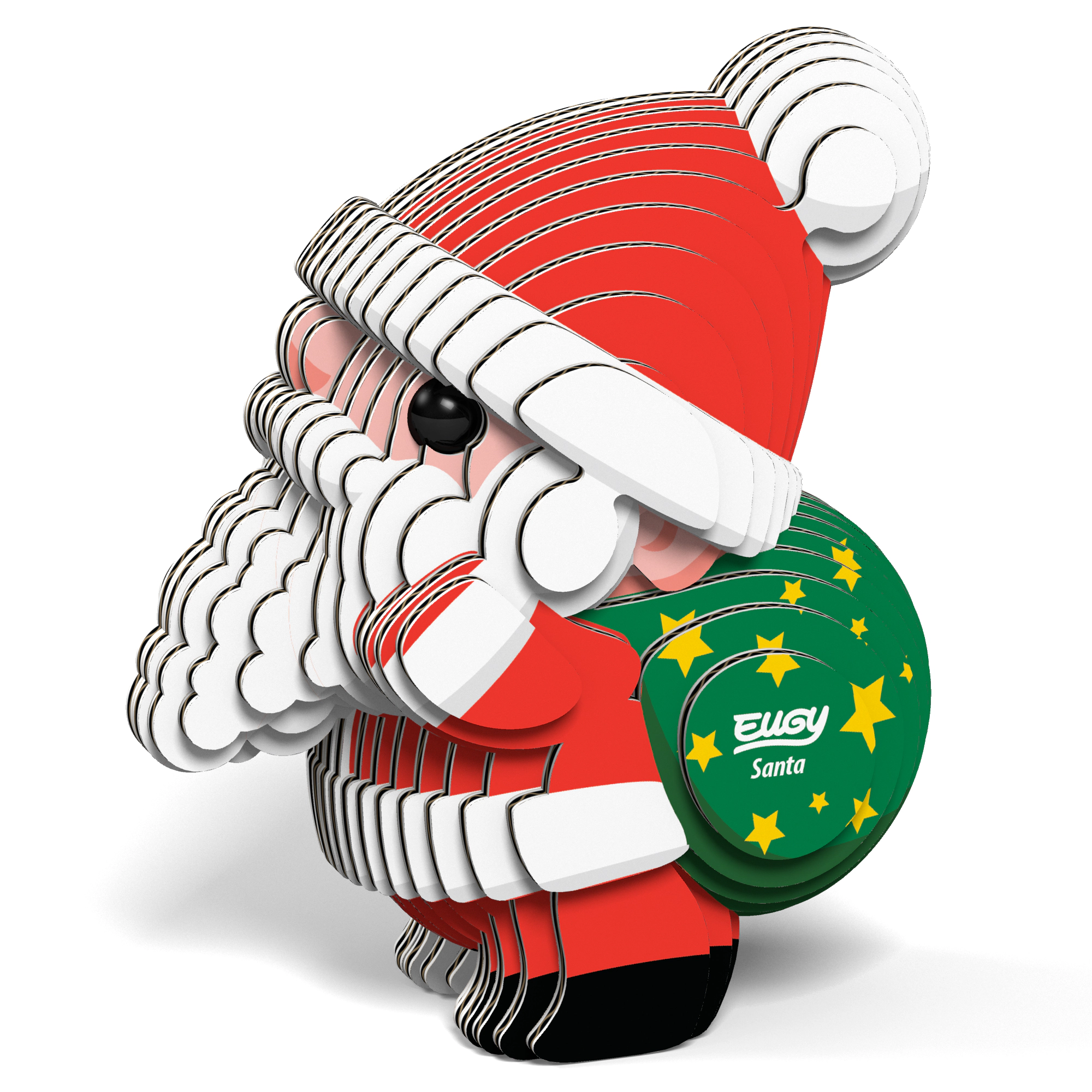 EUGY Santa 3D Puzzle - contains 24 puzzle pieces