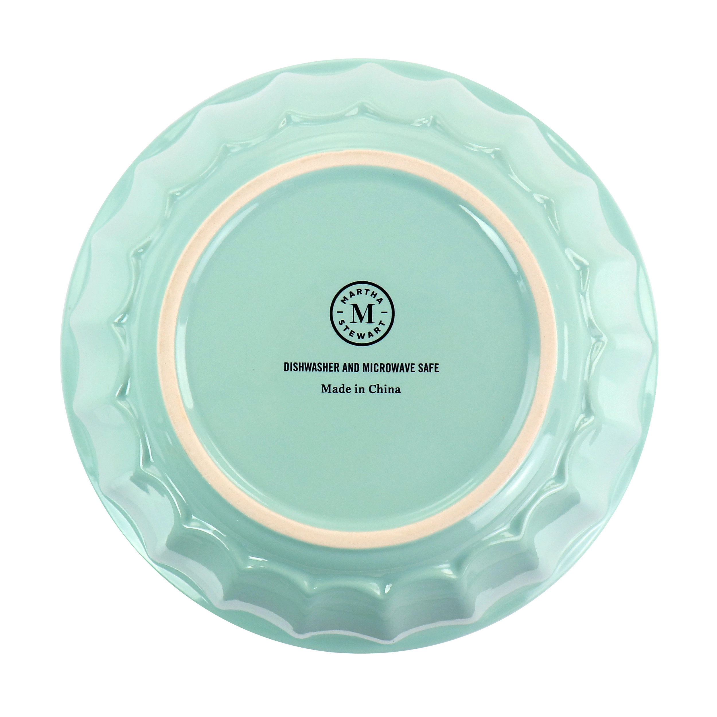 Martha Stewart 3 Piece Stoneware Bowl Set in Turquoise