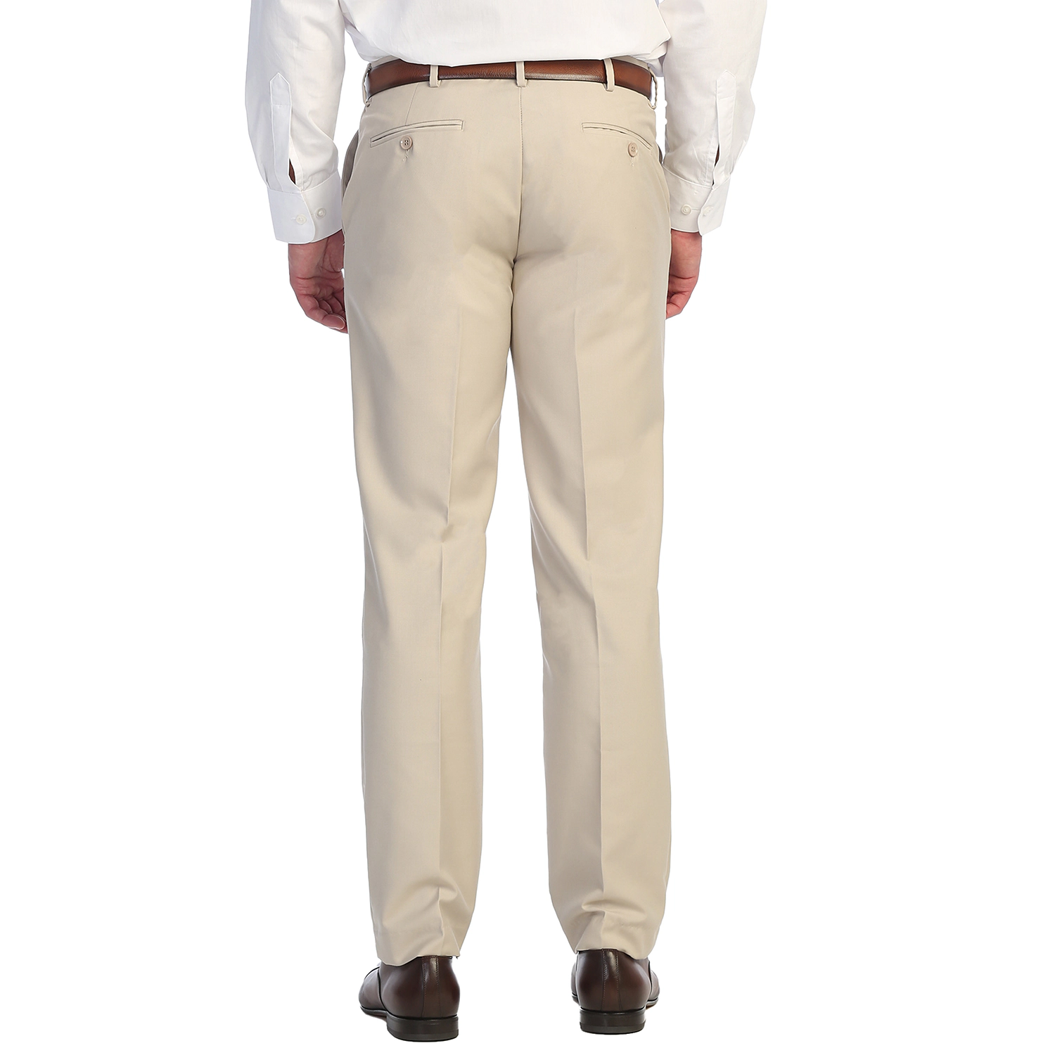 Gioberti Men's Hidden Expandable Waist Dress Pants Suit