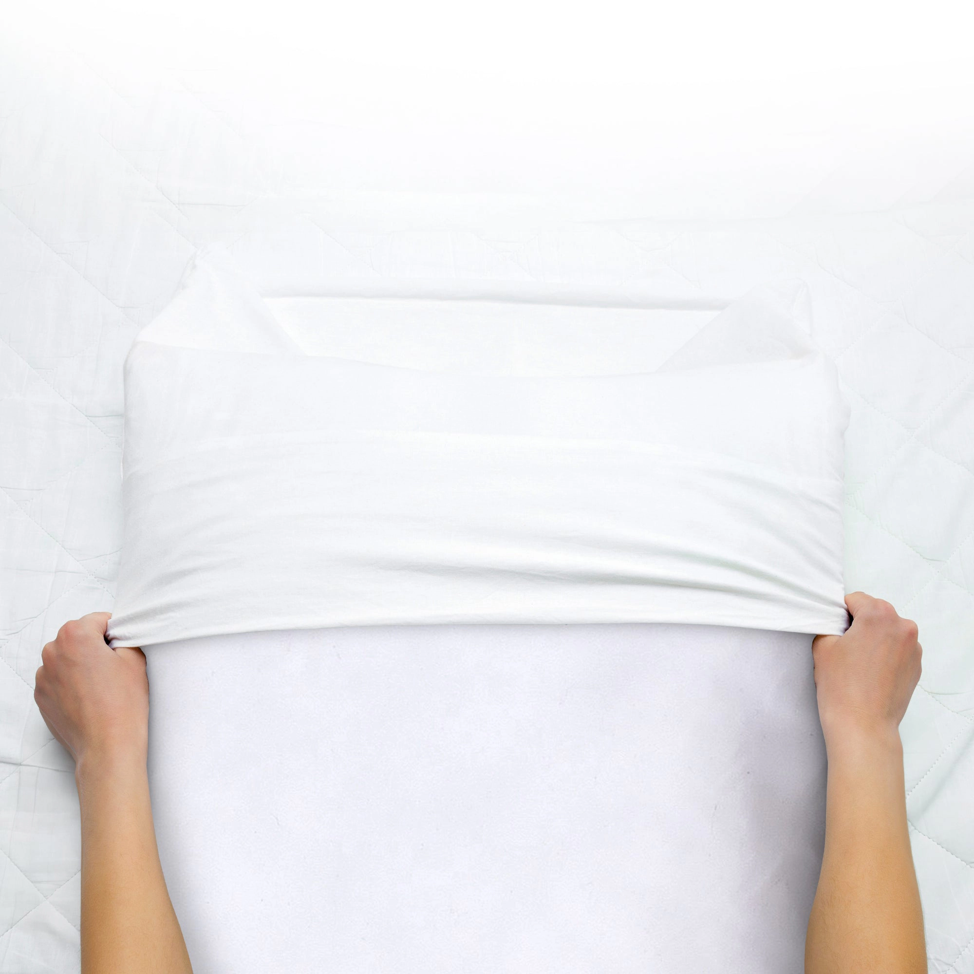 Cheer Collection Body Pillow Cover, 20"x54" Zippered Pillowcase with Ties