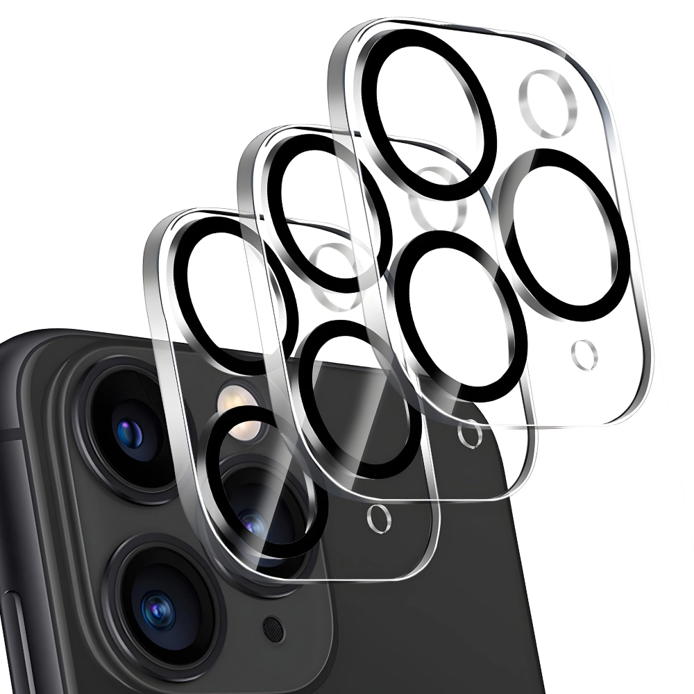 Qixxronics for iPhone Pro Max Camera Lens Protector Tempered Glass Compatible with iPhone Pro Max [3-Pack