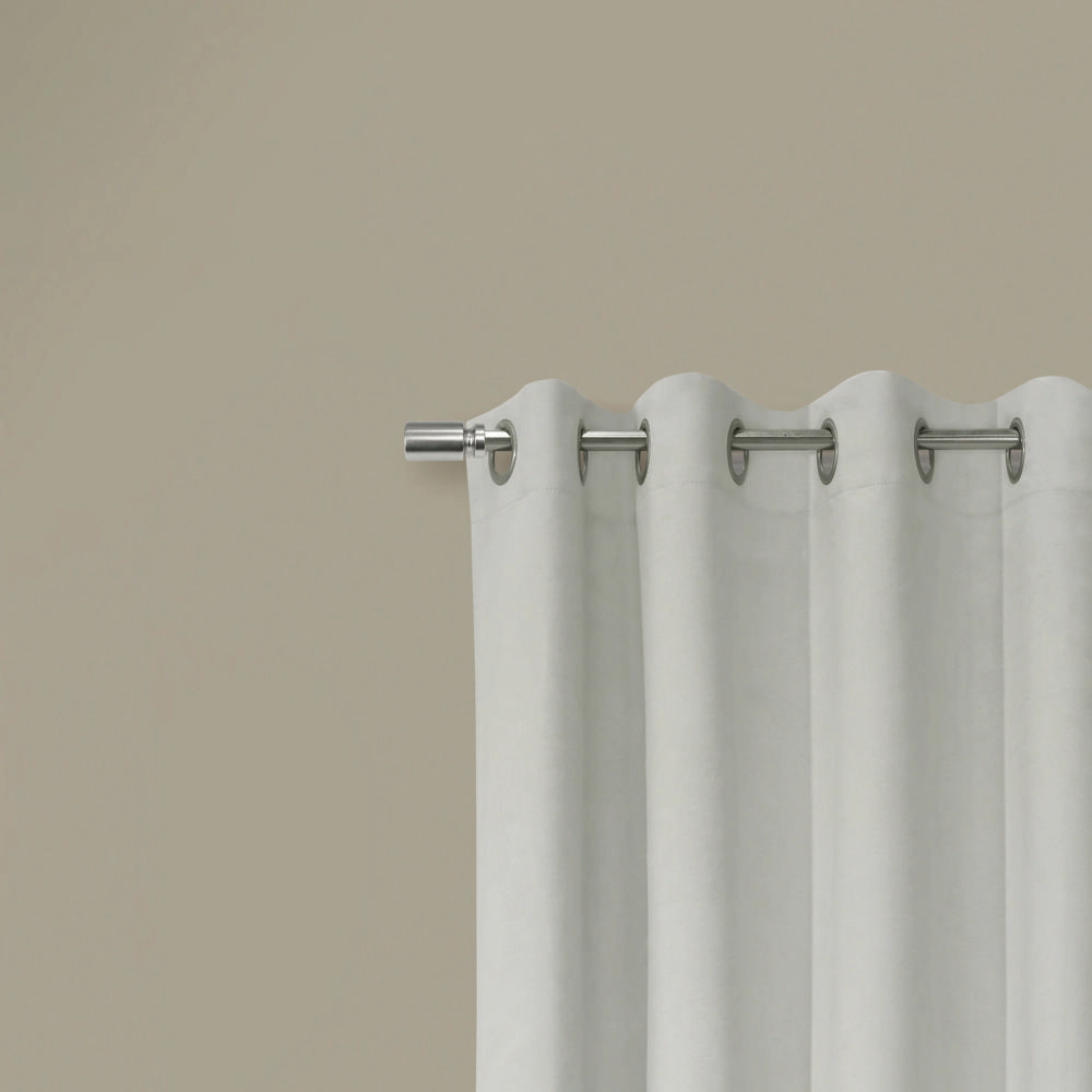 Thermaplus Navar Blackout Window Treatment Grommet Curtain Panel for Bedroom Livingroom 54" x 95" White