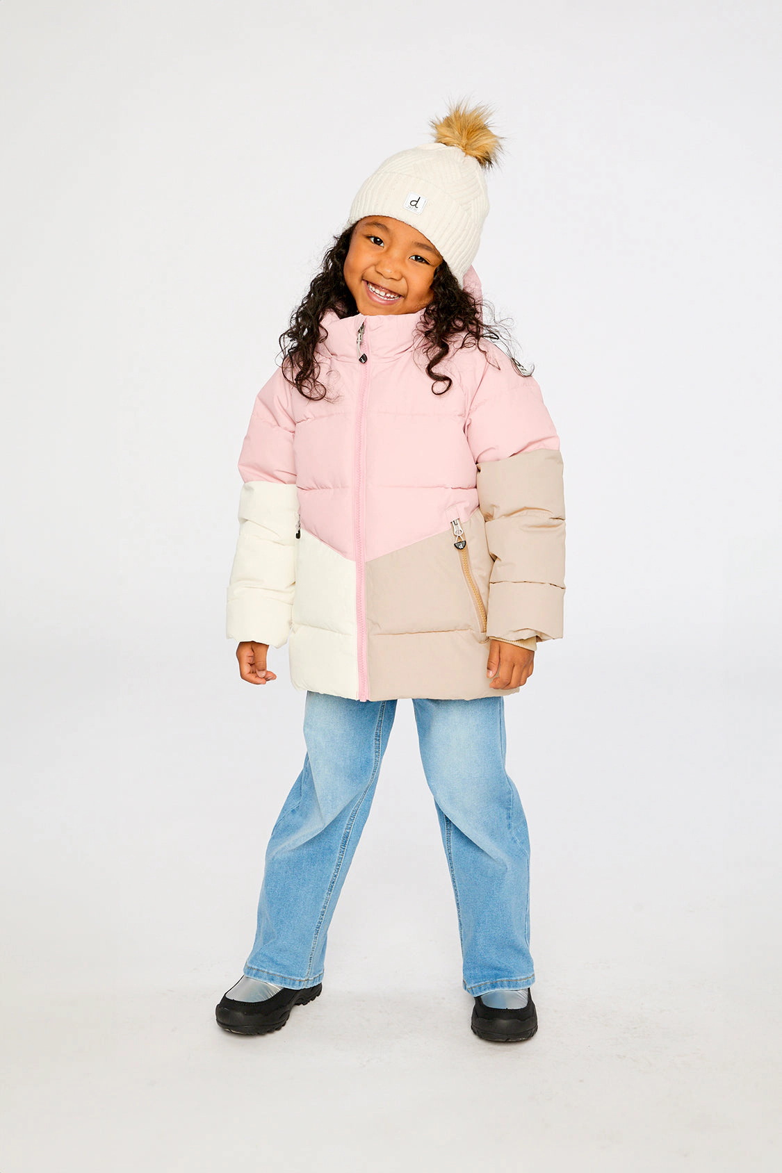 Deux par Girls Color-Block Winter Jacket