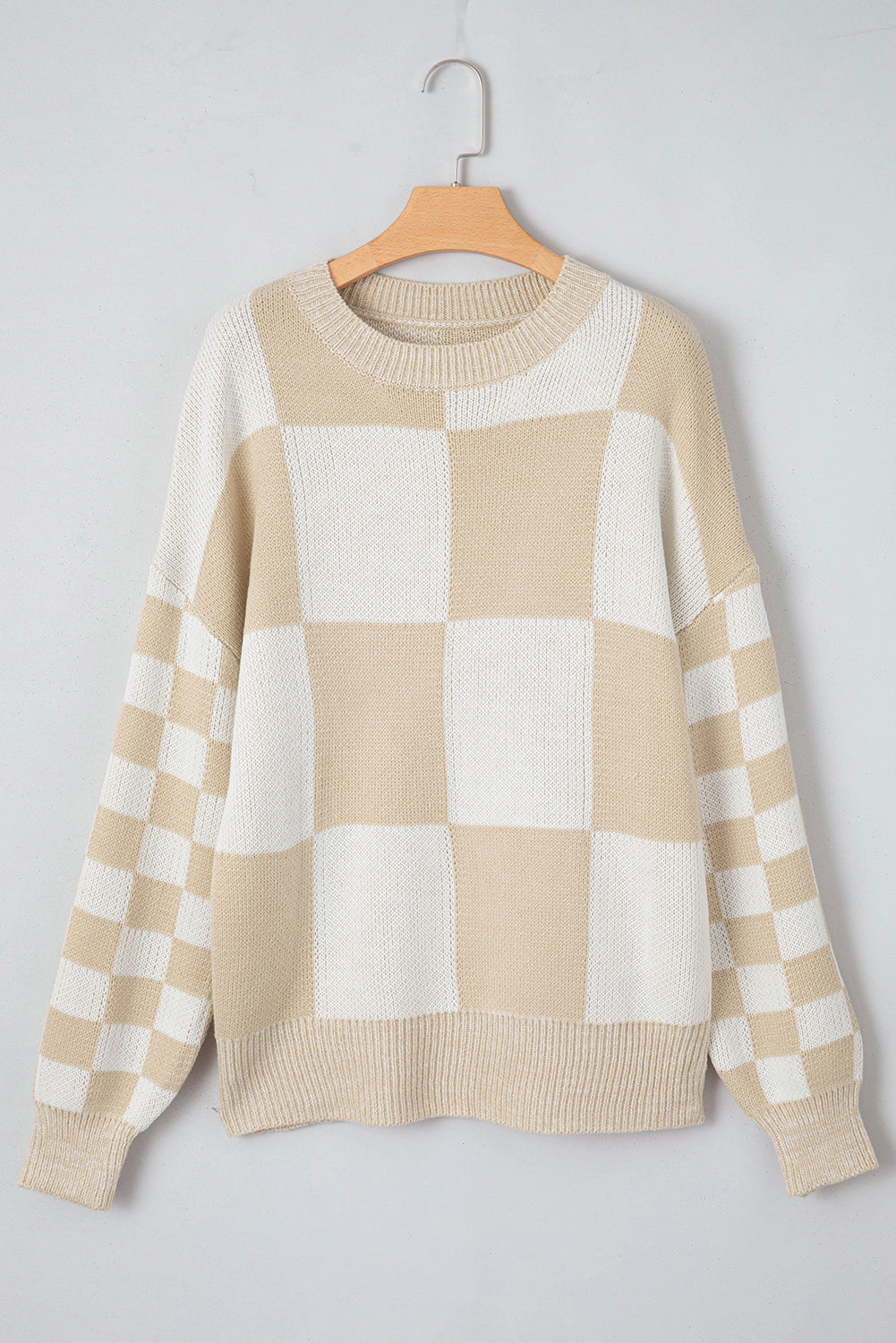 Threaded Pear Women's Vivifira Print Drop Shoulder Sweater