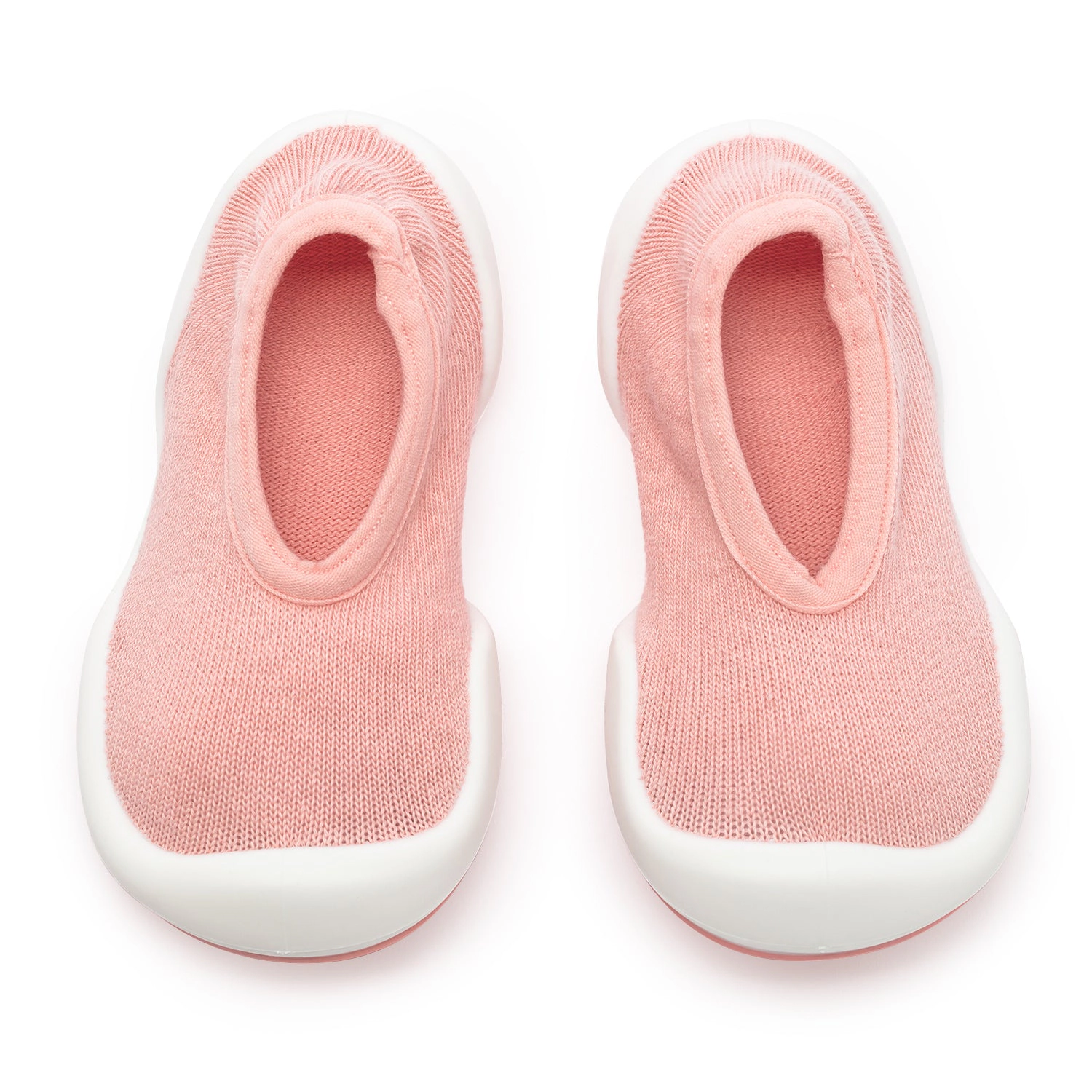 Toddler Breathable Washable Non-Slip Sock Shoes Flat - Pastel Pink