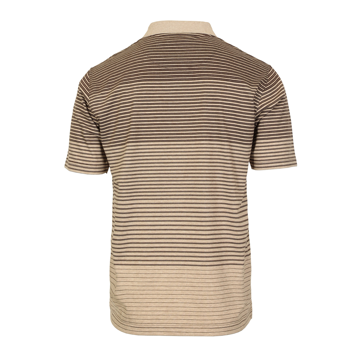 Gioberti Men's Pin Stripe Short Sleeve Polo w/ Chest Pocket