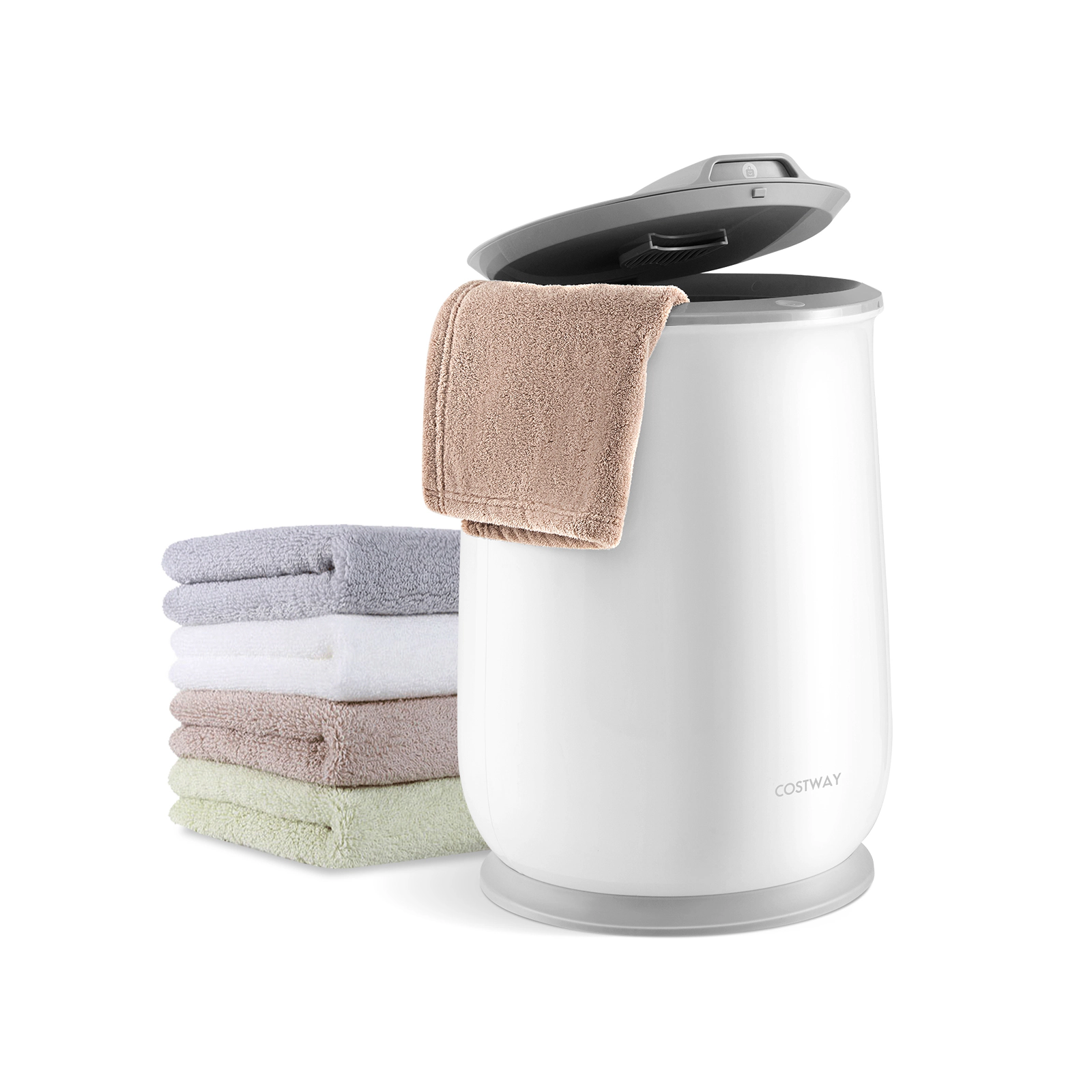 LJG Towel Warmer Bucket with Auto Shut Off for Bathroom