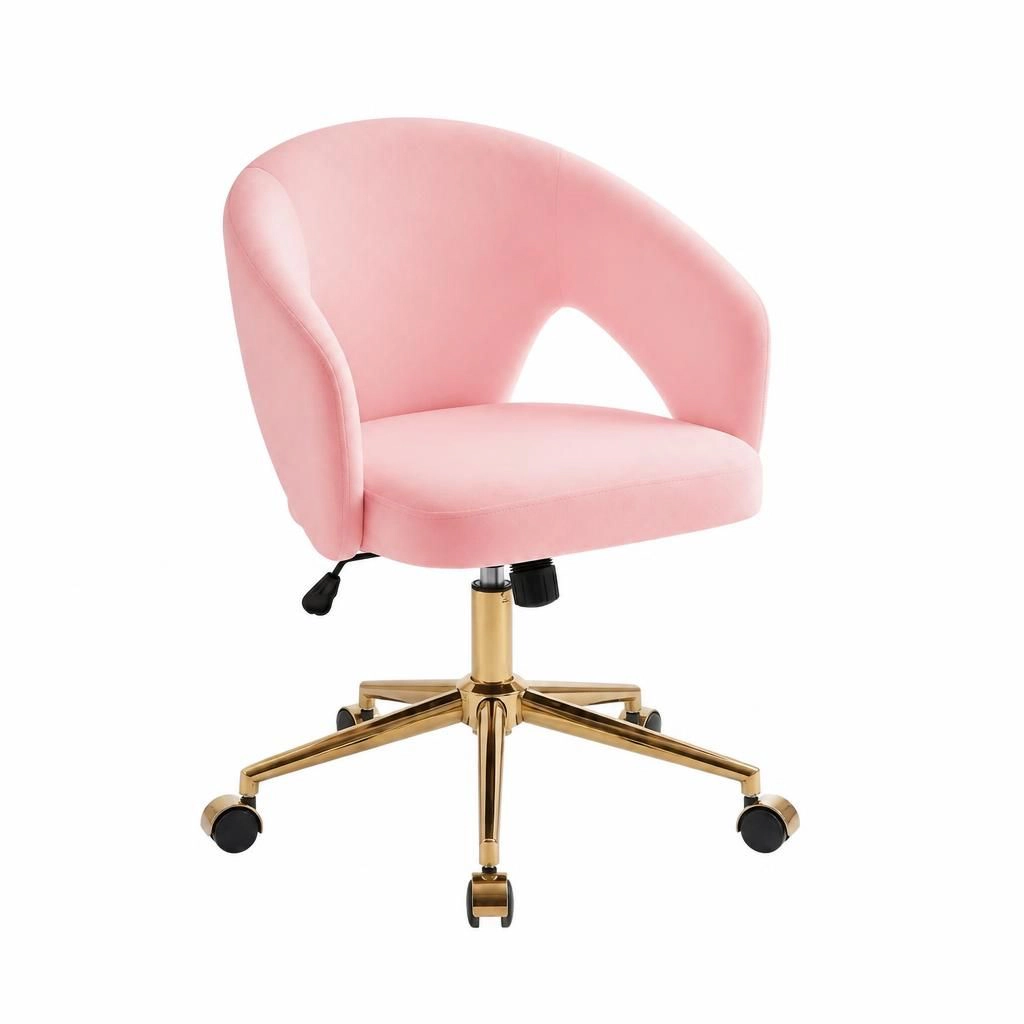 GOODSILO Upholstered Velvet Compact Office Task Chair