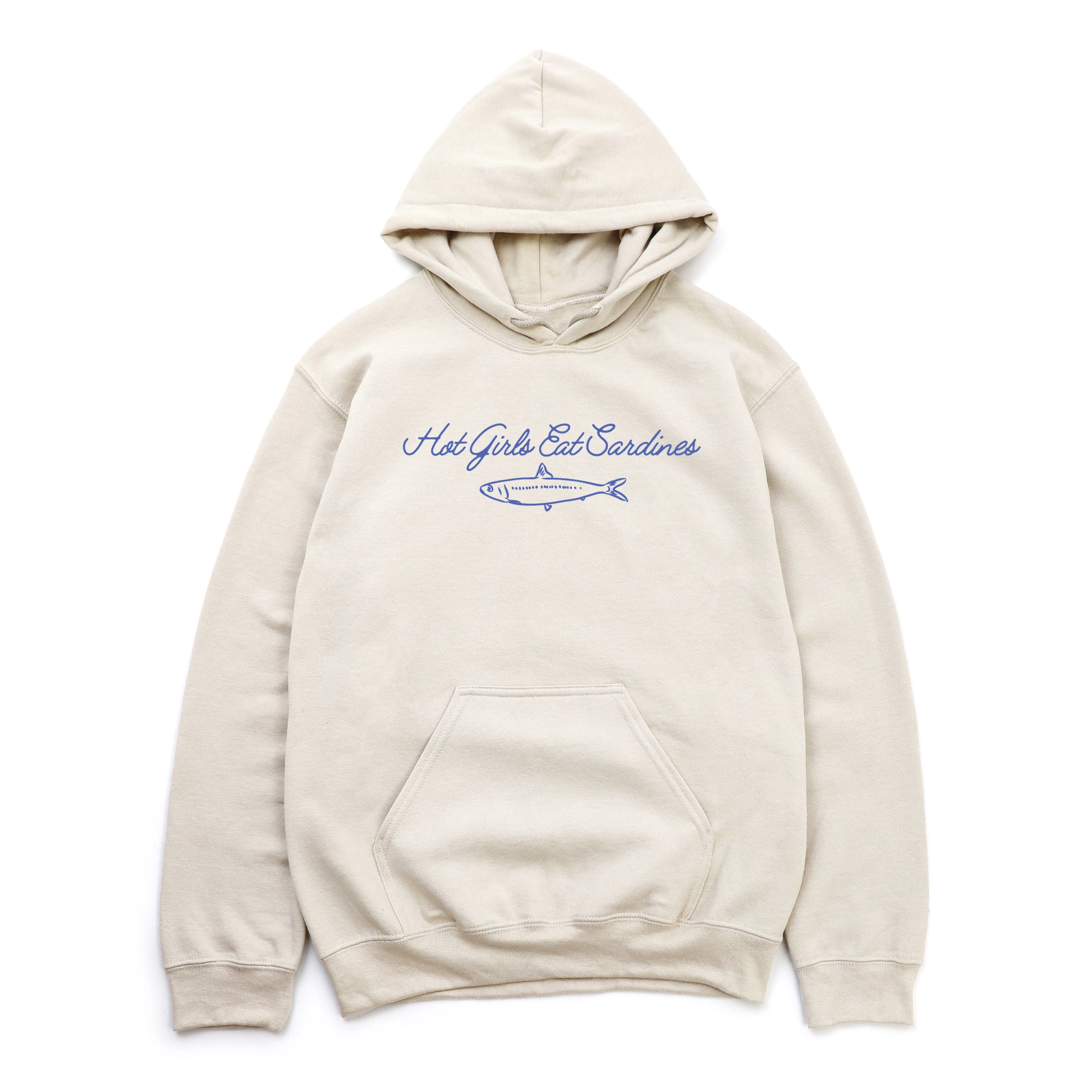 Simply Sage Market - Hot Girls Eat Sardines Cursive Women's Graphic Hoodie