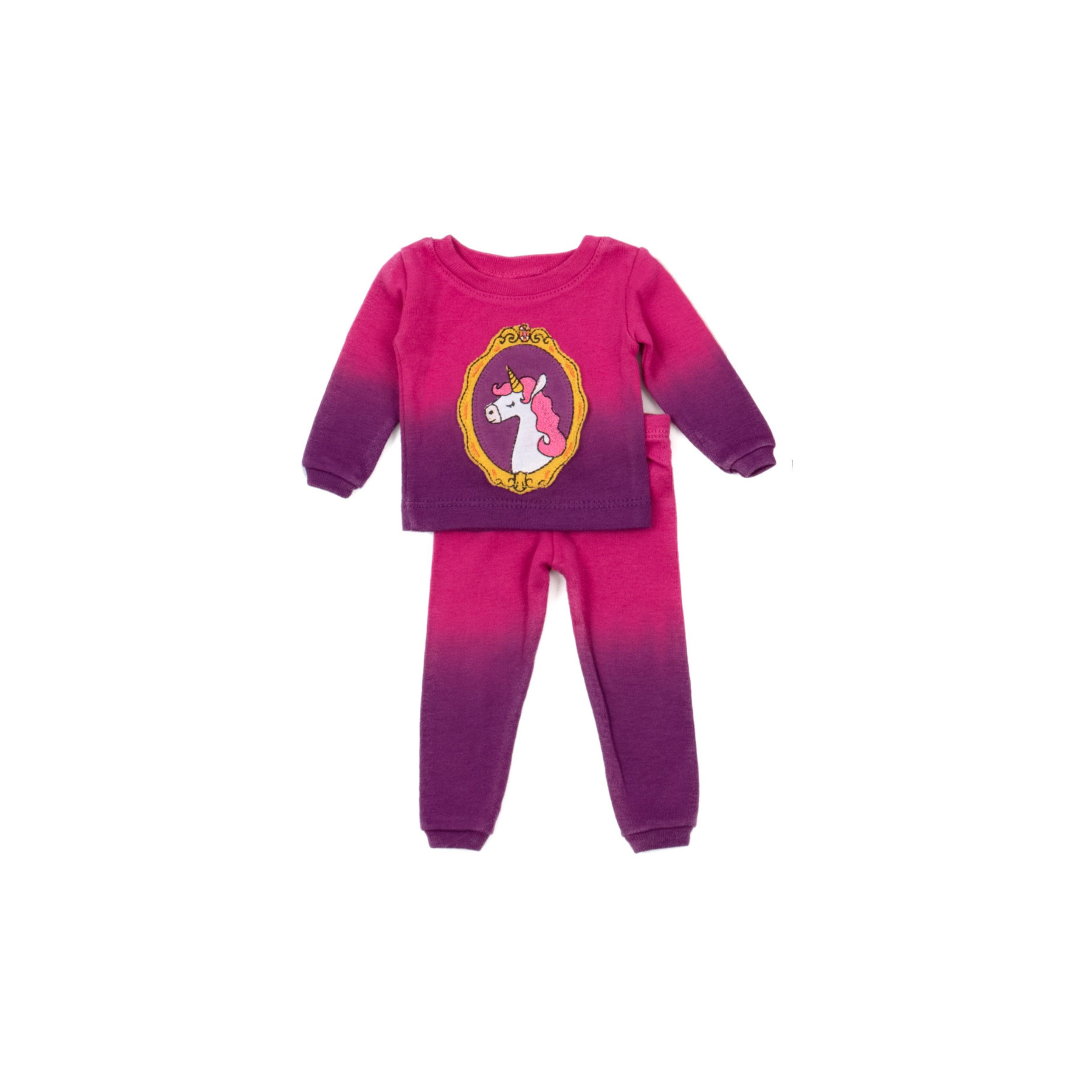 Leveret Girl & Doll Matching Cotton Novelty Tie Dye Snug Fit Pajama Set