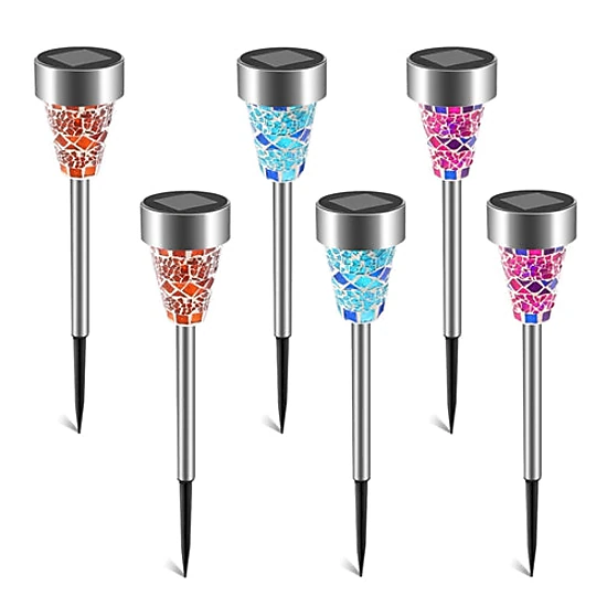 GBruno Solar 6-Pack Pathway Lights