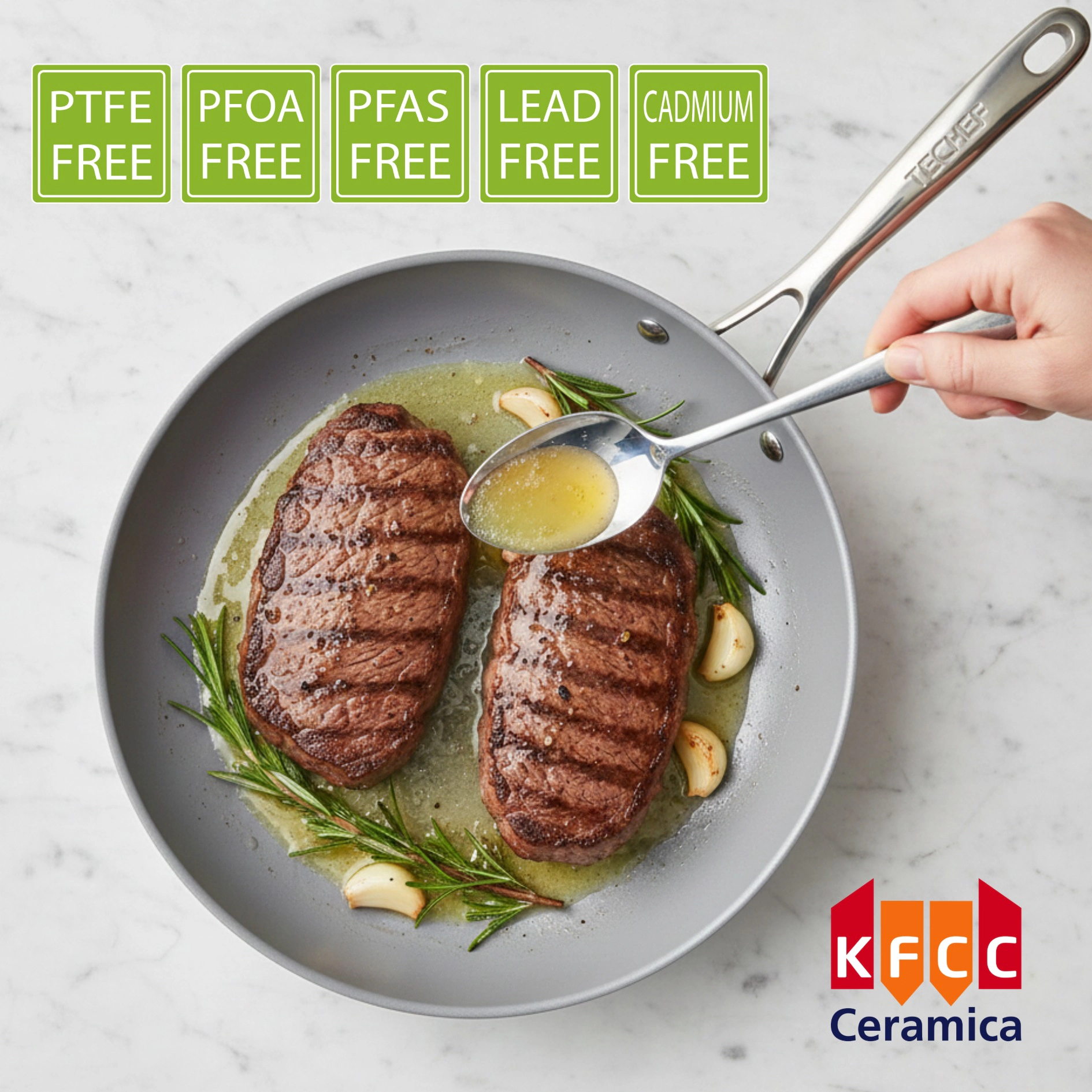TECHEF - CeraTerra - 8", 10", & 12" Frying Pan Set
