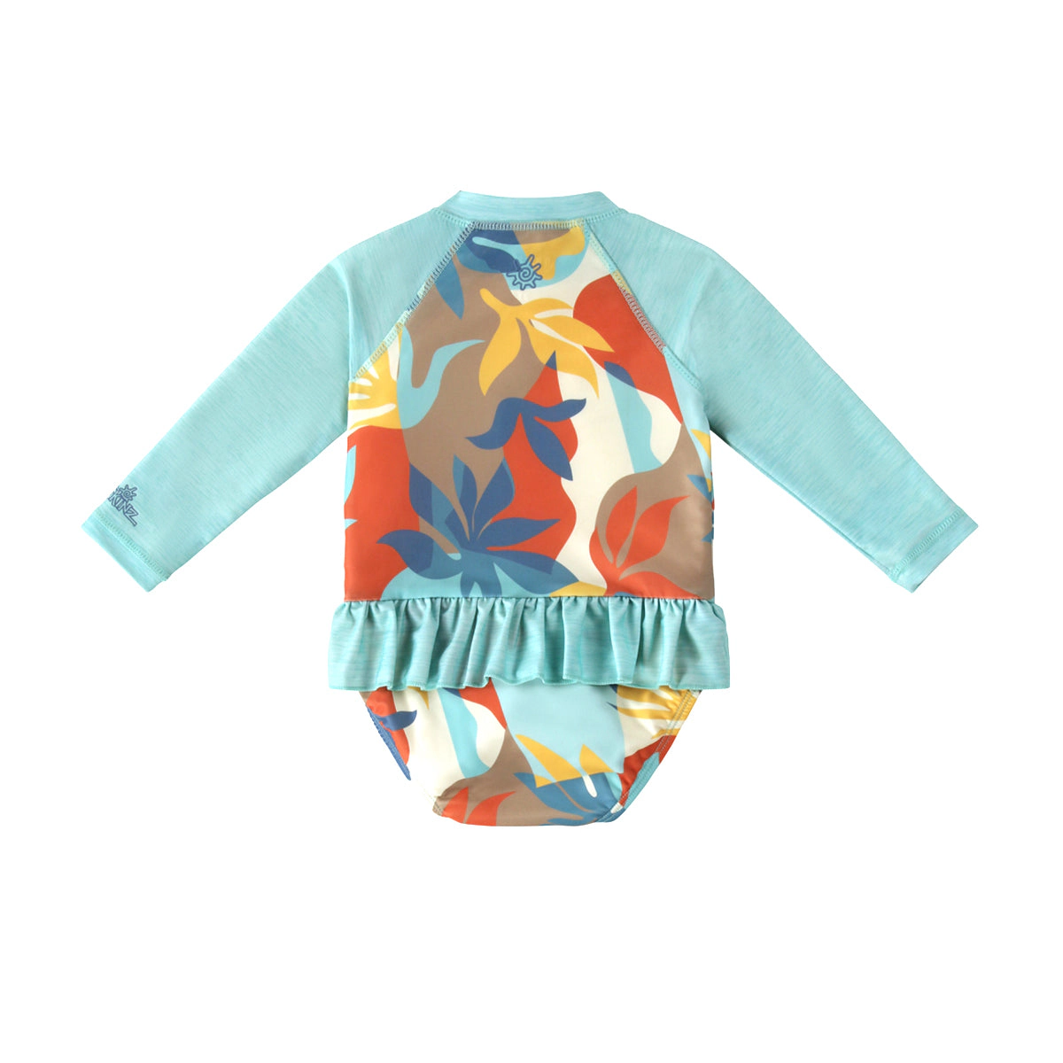 UV Skinz Baby Girl's Long Sleeve Ruffled Swim Suit
